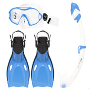 Set snorkel junior máscara, tubo y aletas +7 años Aqua Sport