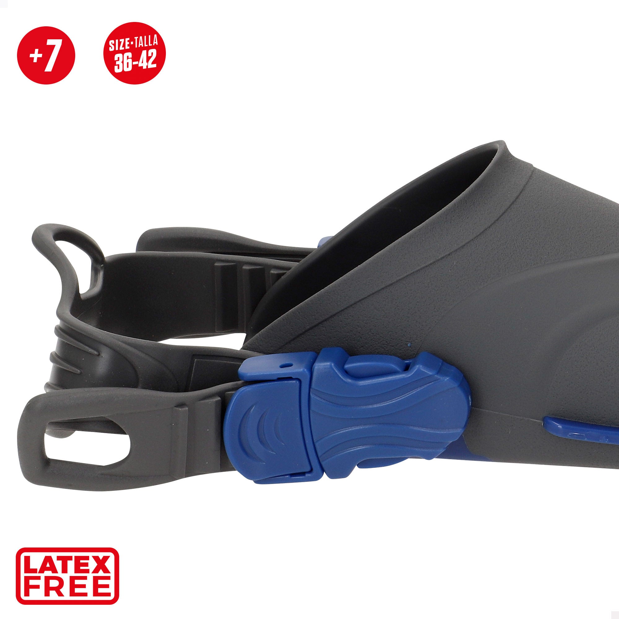 Aletas junior talla 36 a 42 ajustables +7 años Aqua Sport