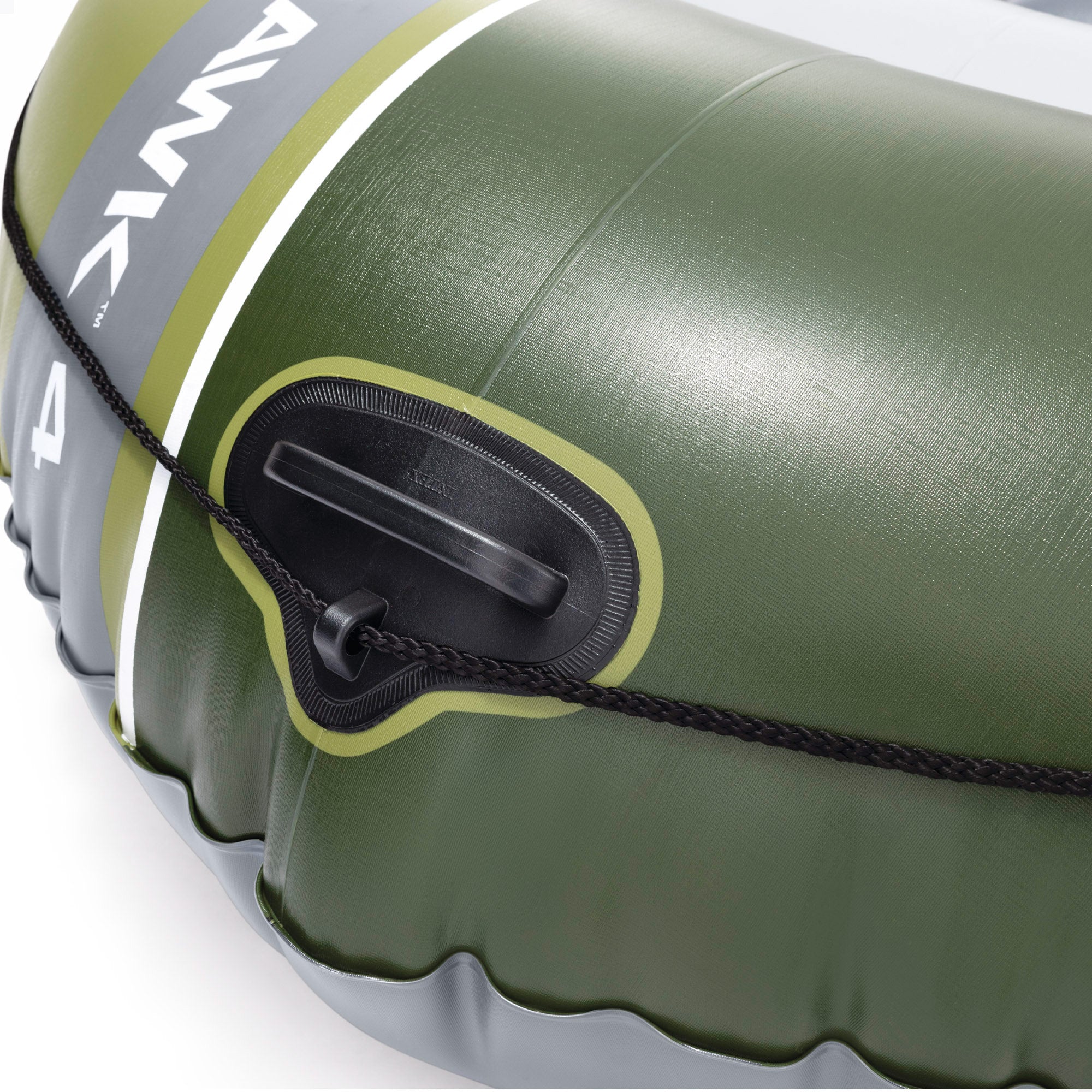 INTEX Barca hinchable Seahawk 4 con remos, bomba de inflado y asientos hinchables