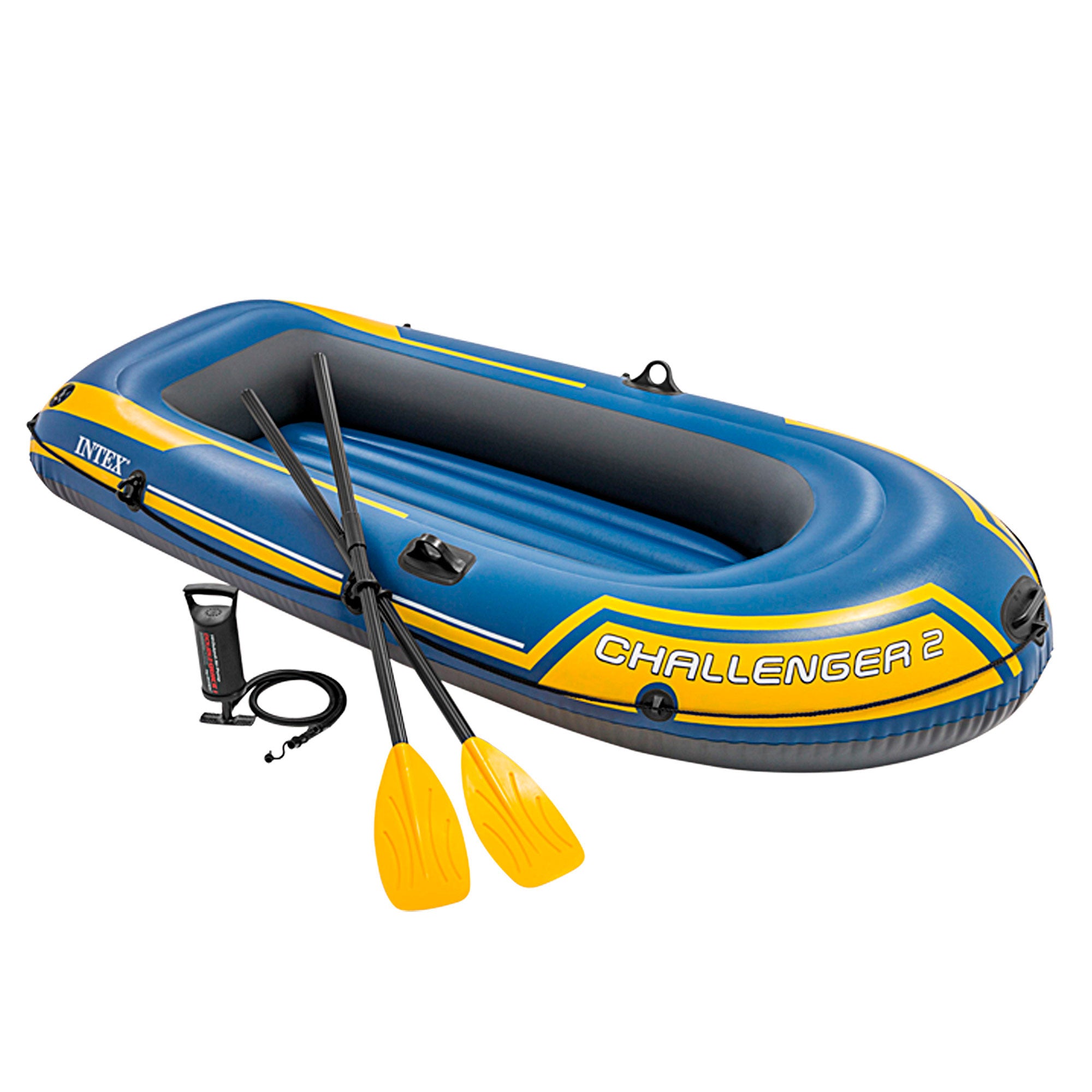 INTEX Barca hinchable challenger 2 & remos - 236 x 114 x 41 cm
