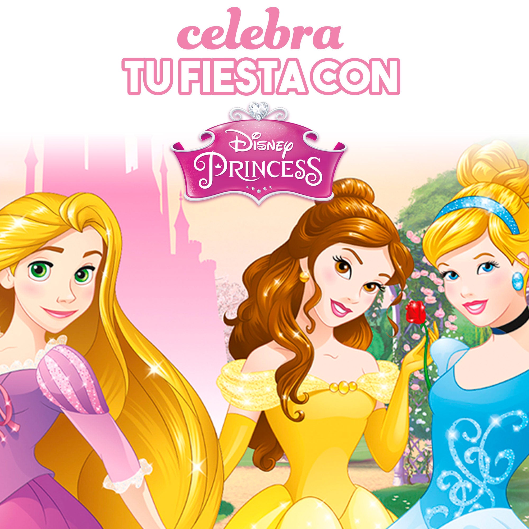 Disney Princess Vajilla infantil desechable 37 piezas