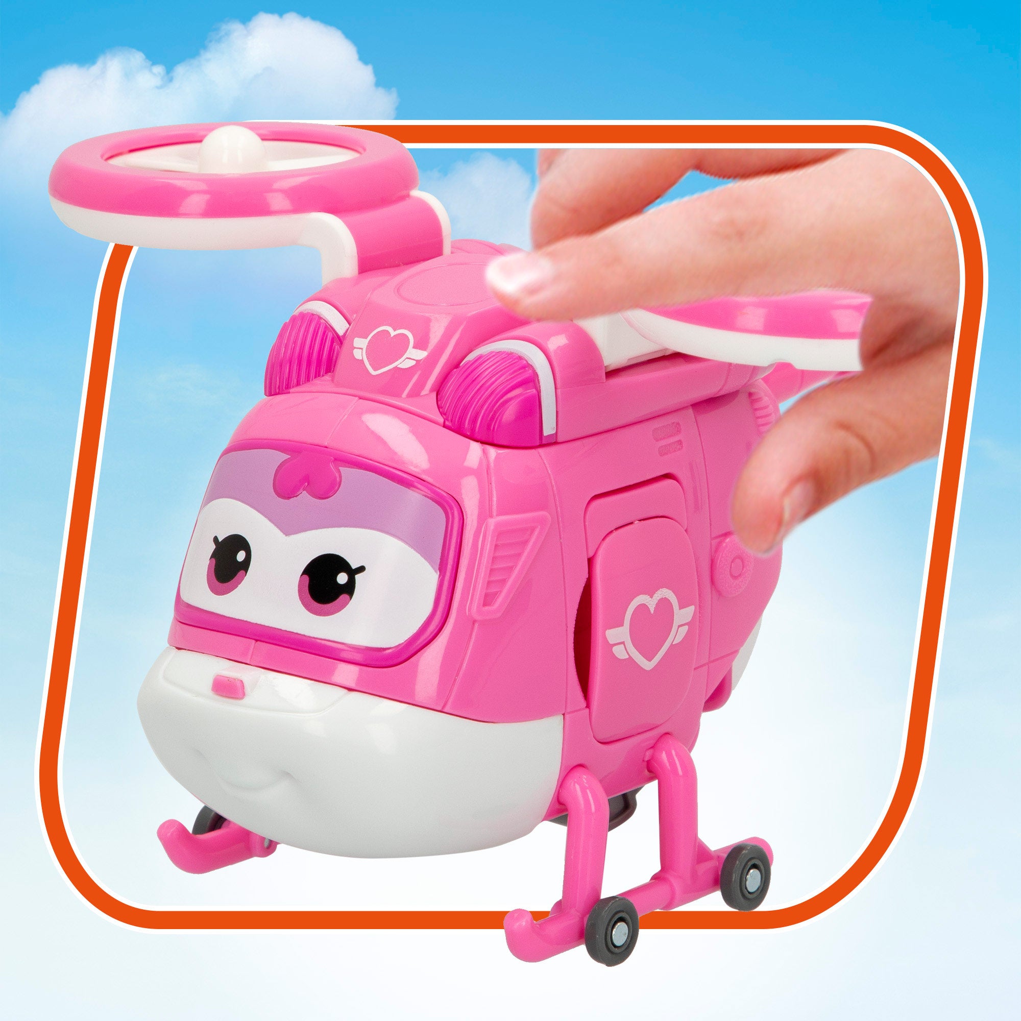 Super Wings Dizzy Helicóptero transformable Super Charge