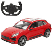 RASTAR Carro telecomandado Porsche Macan Turbo vermelho 1:14