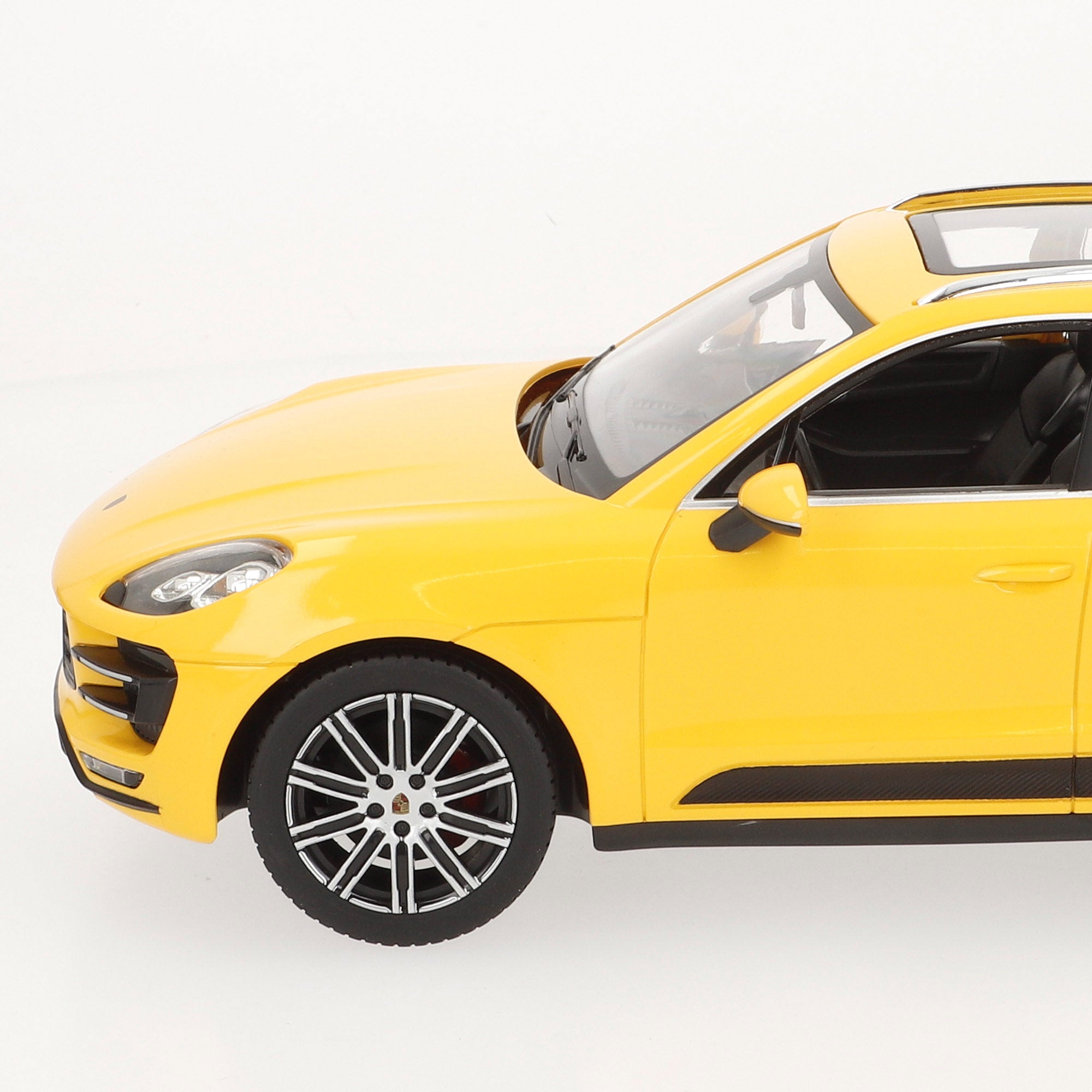 RASTAR Carro telecomandado Porsche Macan Turbo amarelo 1:14