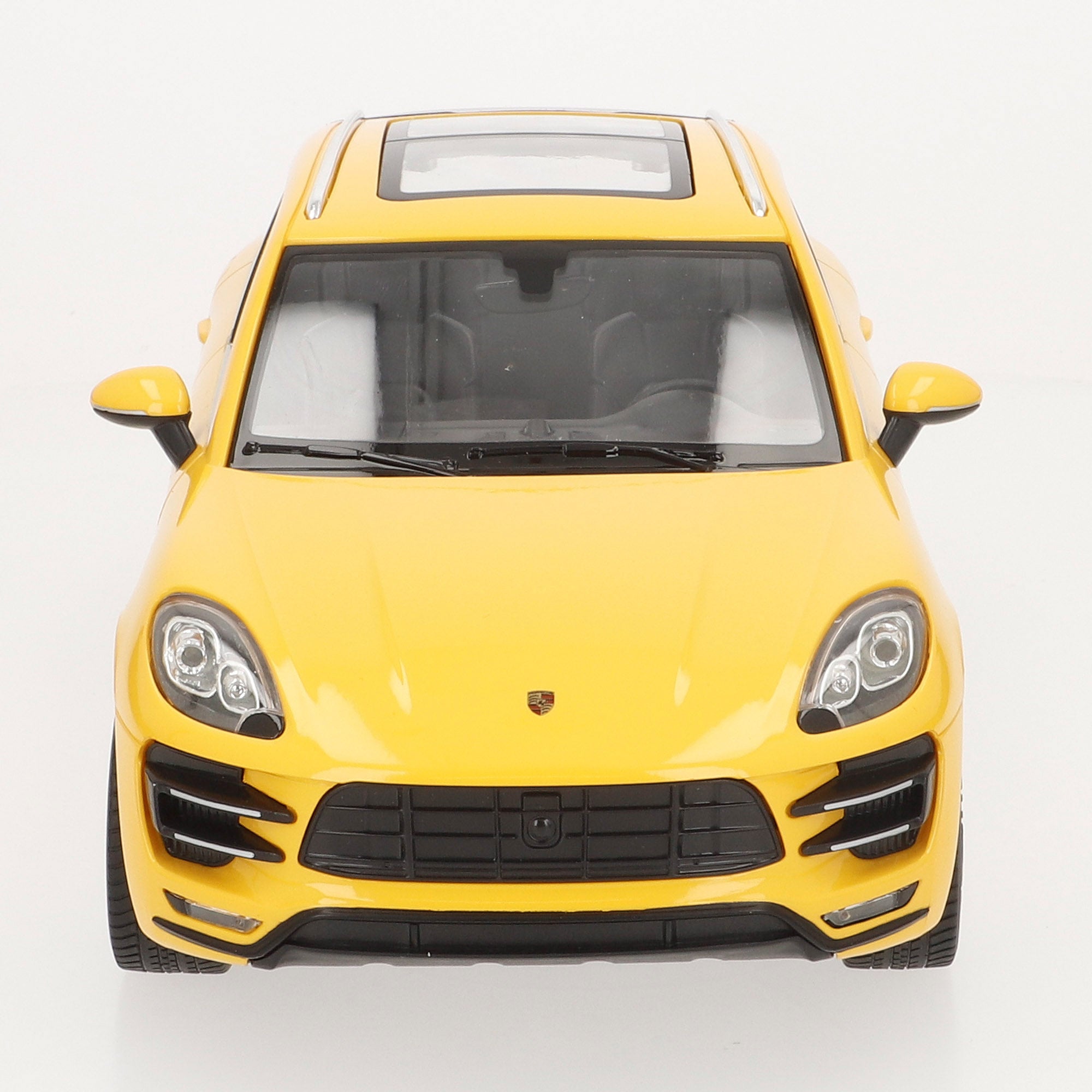 RASTAR Carro telecomandado Porsche Macan Turbo amarelo 1:14