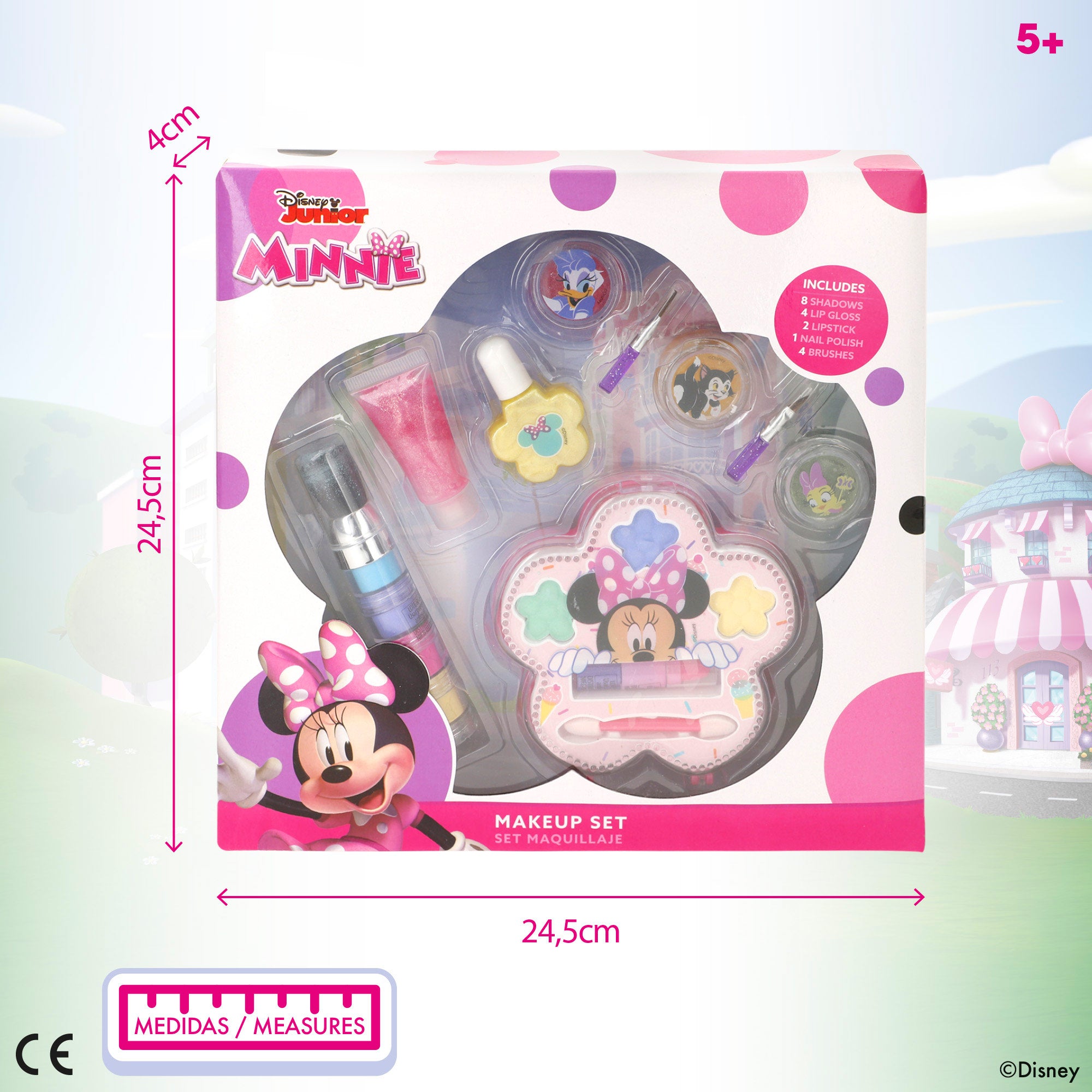Minnie Set de maquillaje con accesorios