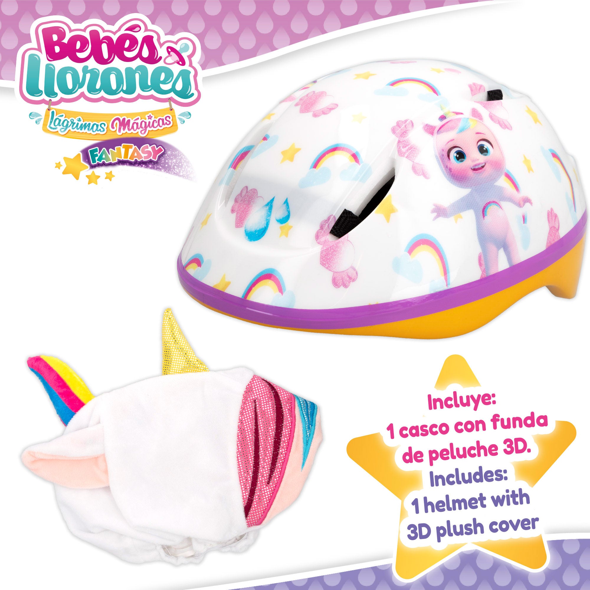 Capacete Cry Babies com Capa Onírica 3D