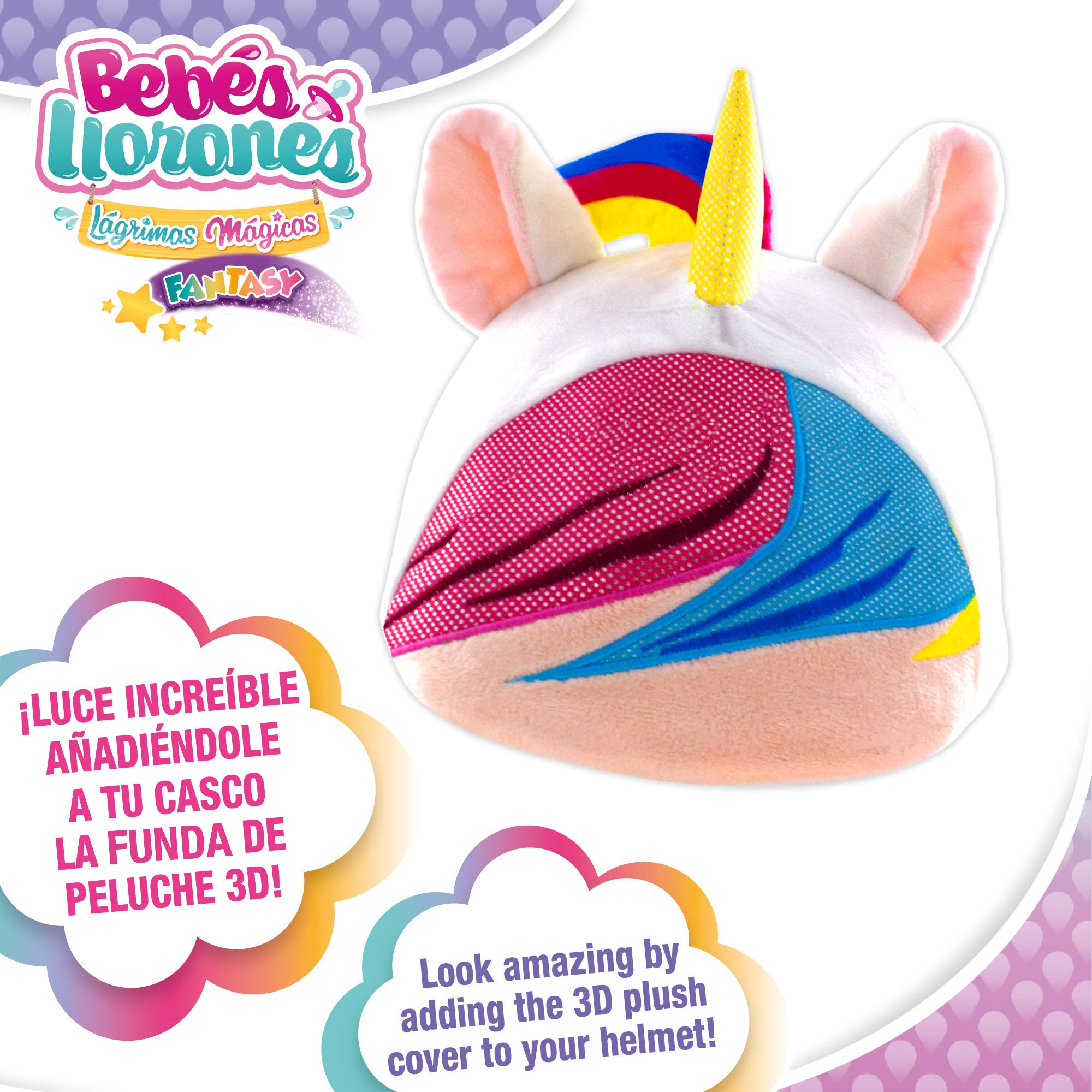 Capacete Cry Babies com Capa Onírica 3D