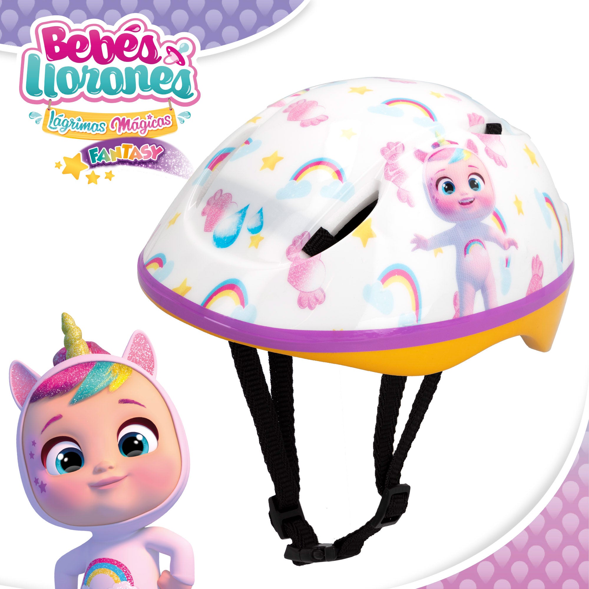 Capacete Cry Babies com Capa Onírica 3D