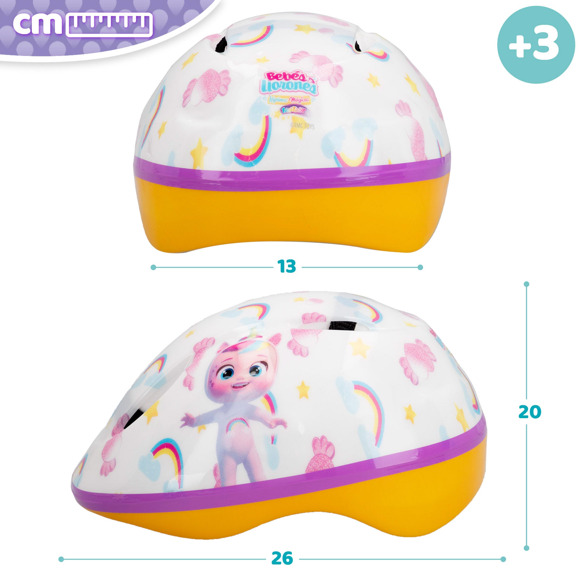 Capacete Cry Babies com Capa Onírica 3D