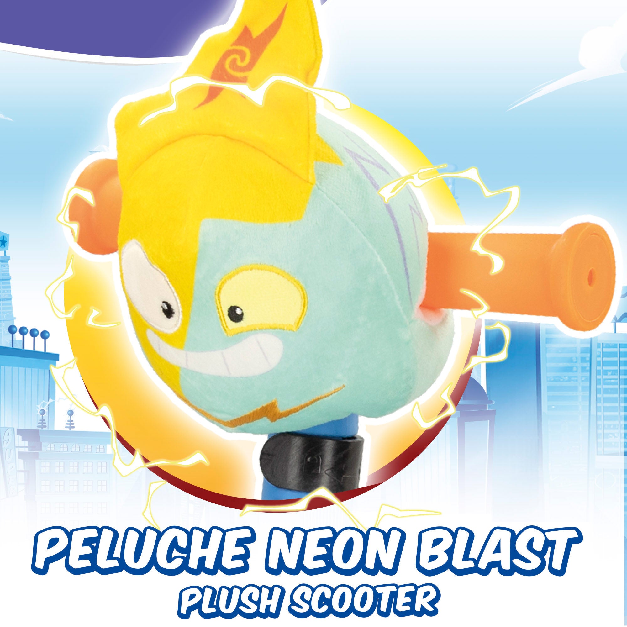 Trotinete de 3 rodas SuperThings Neon Blast