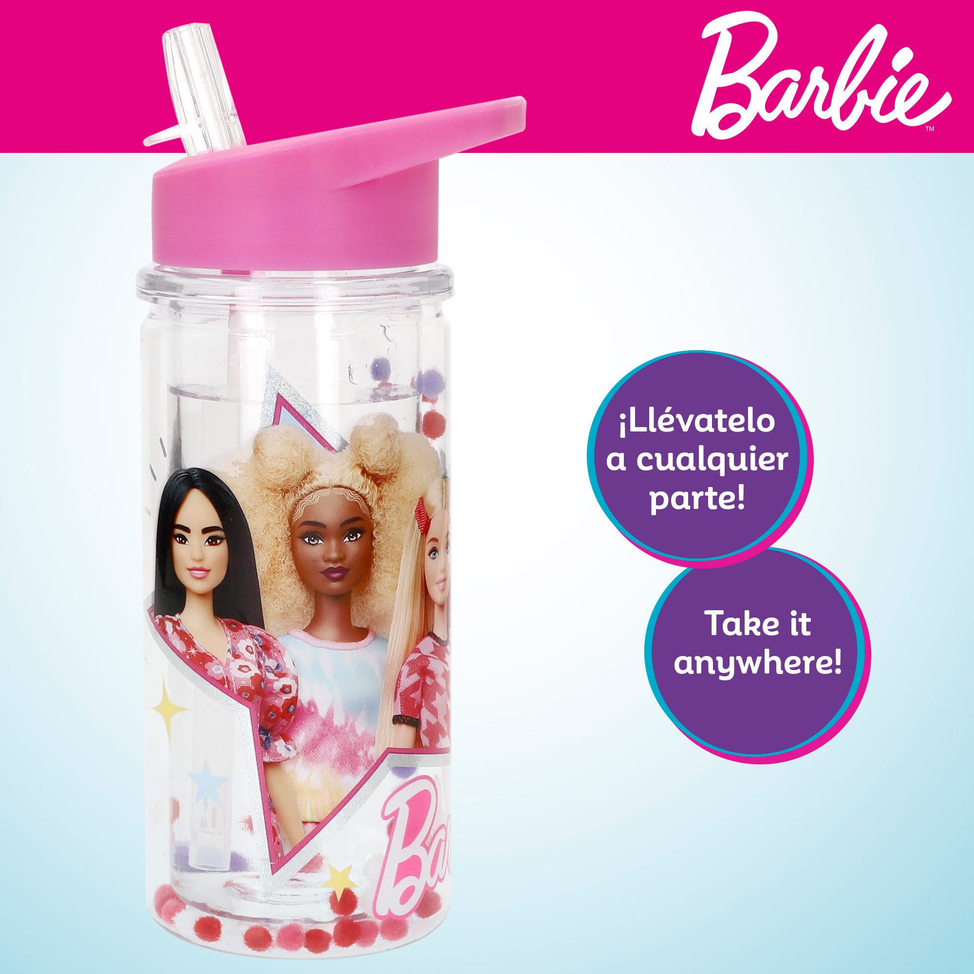 Barbie Set de accesorios con mochila para colorear