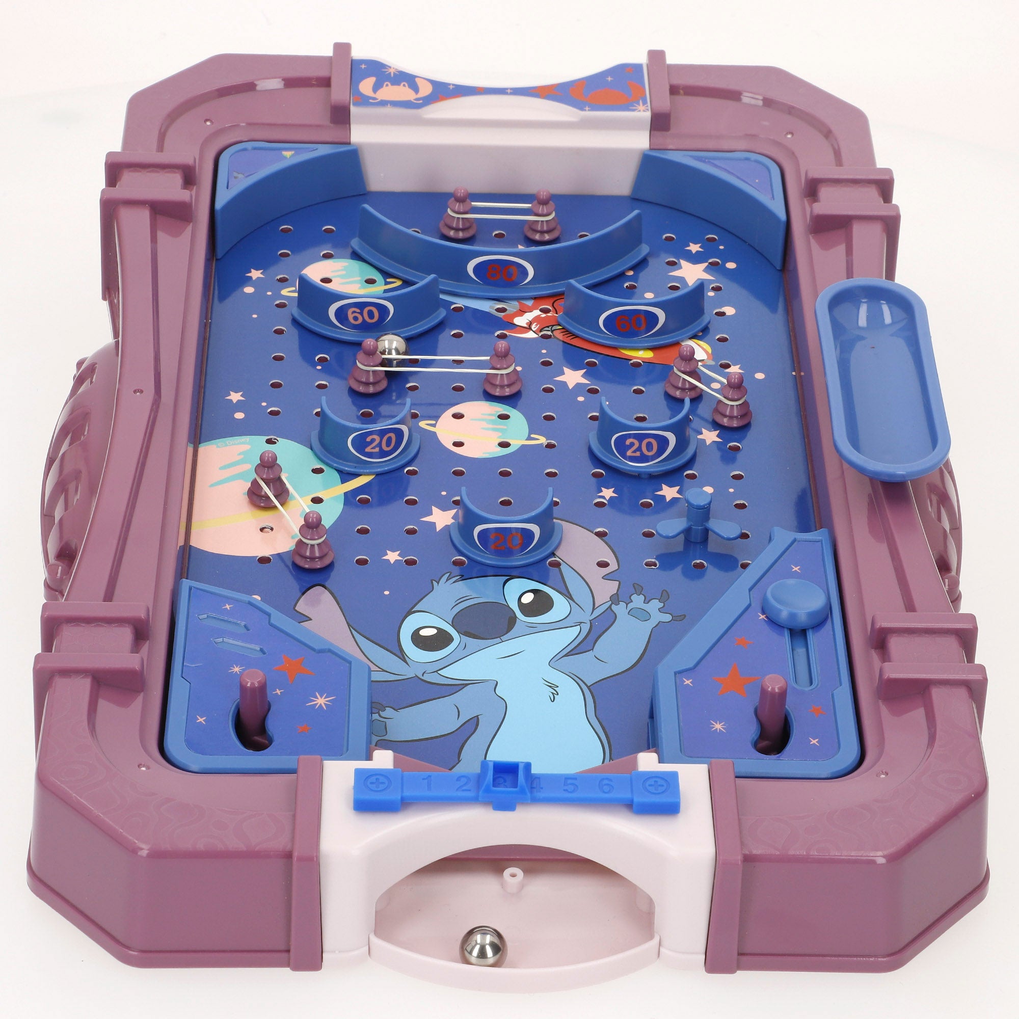 Stitch Pinball de mesa infantil 26x38x8 cm