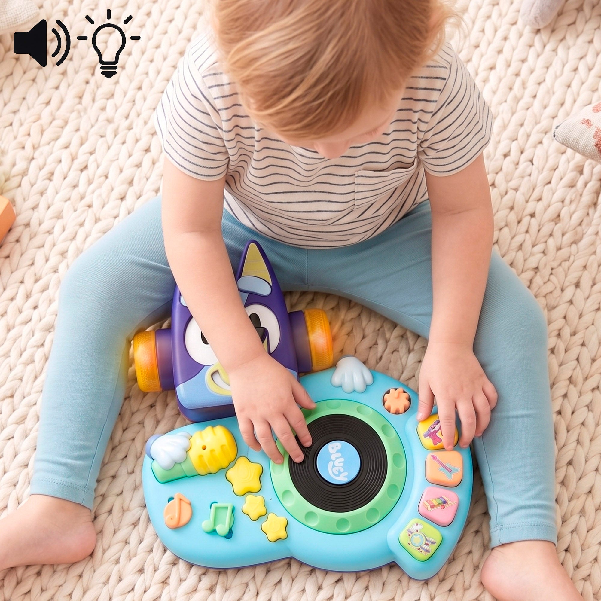 Bluey Mi primera mesa DJ + 18 meses