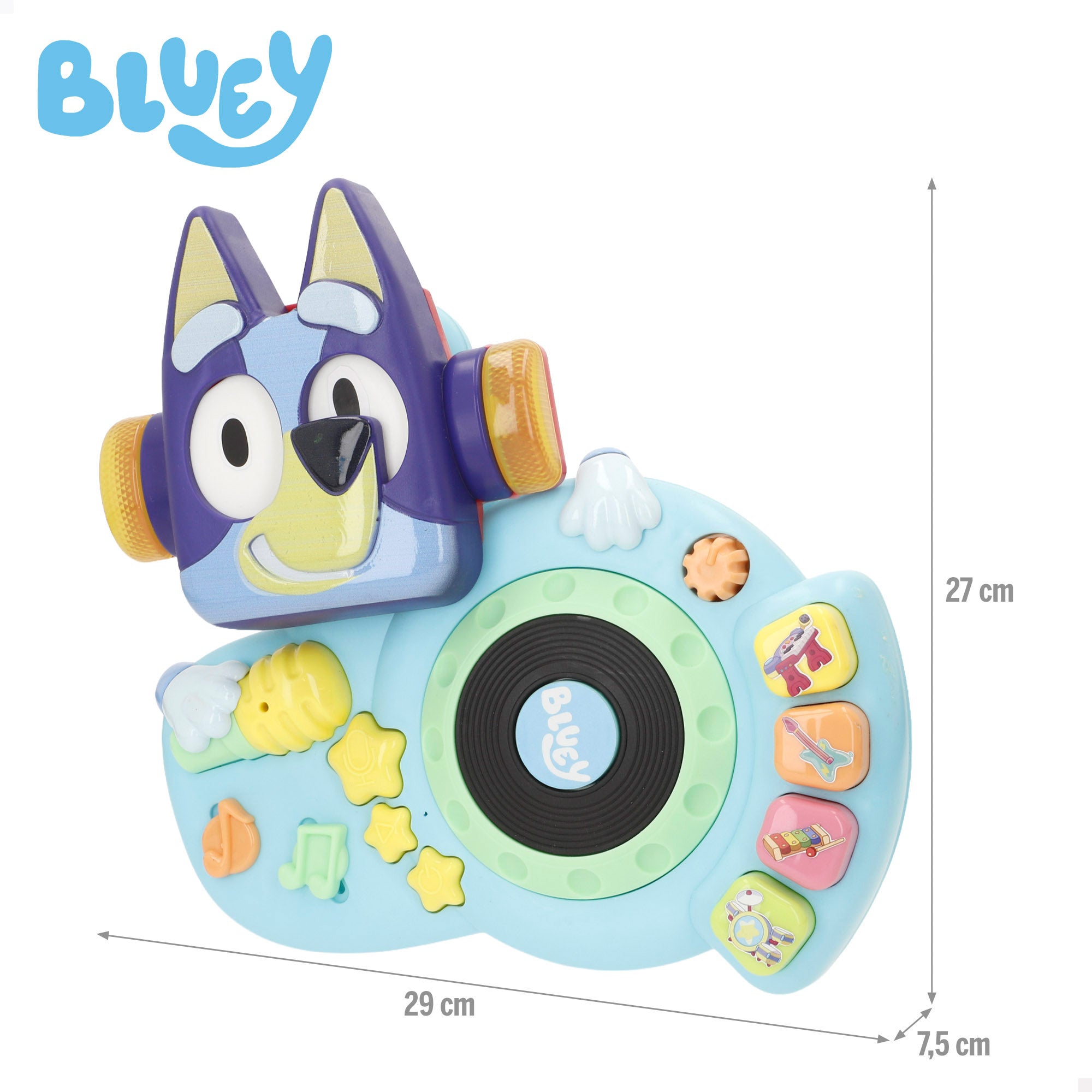 Bluey Mi primera mesa DJ + 18 meses
