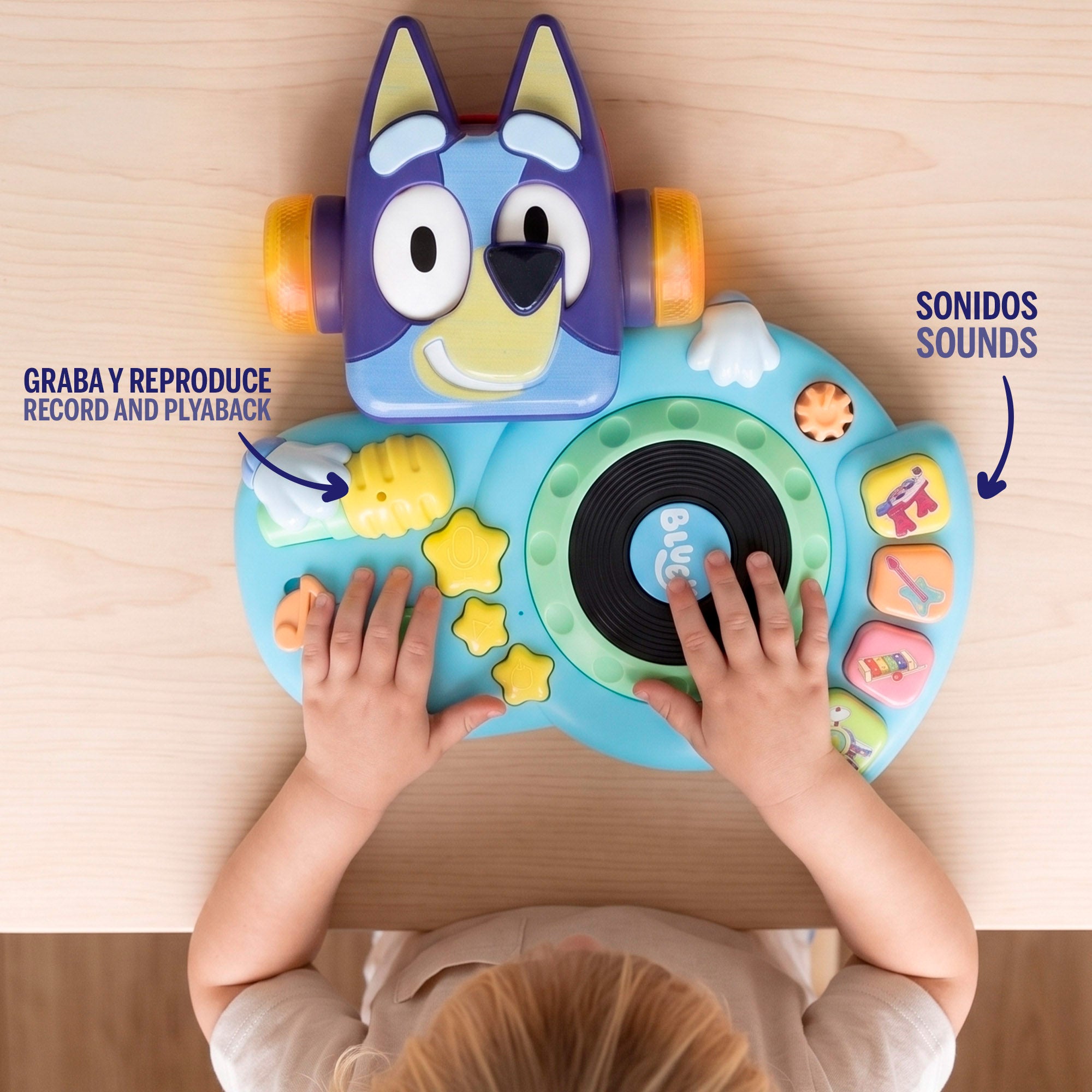 Bluey Mi primera mesa DJ + 18 meses