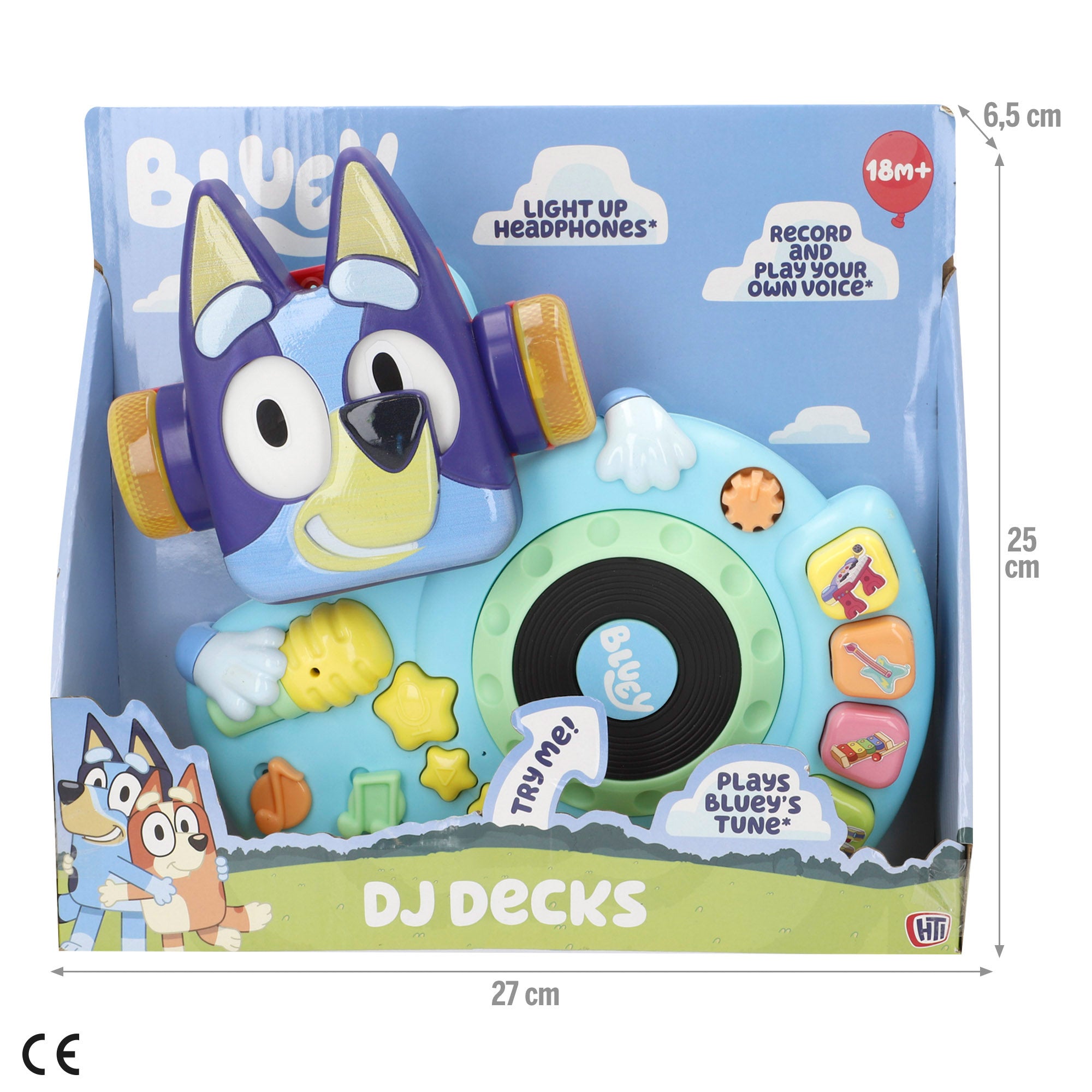 Bluey Mi primera mesa DJ + 18 meses