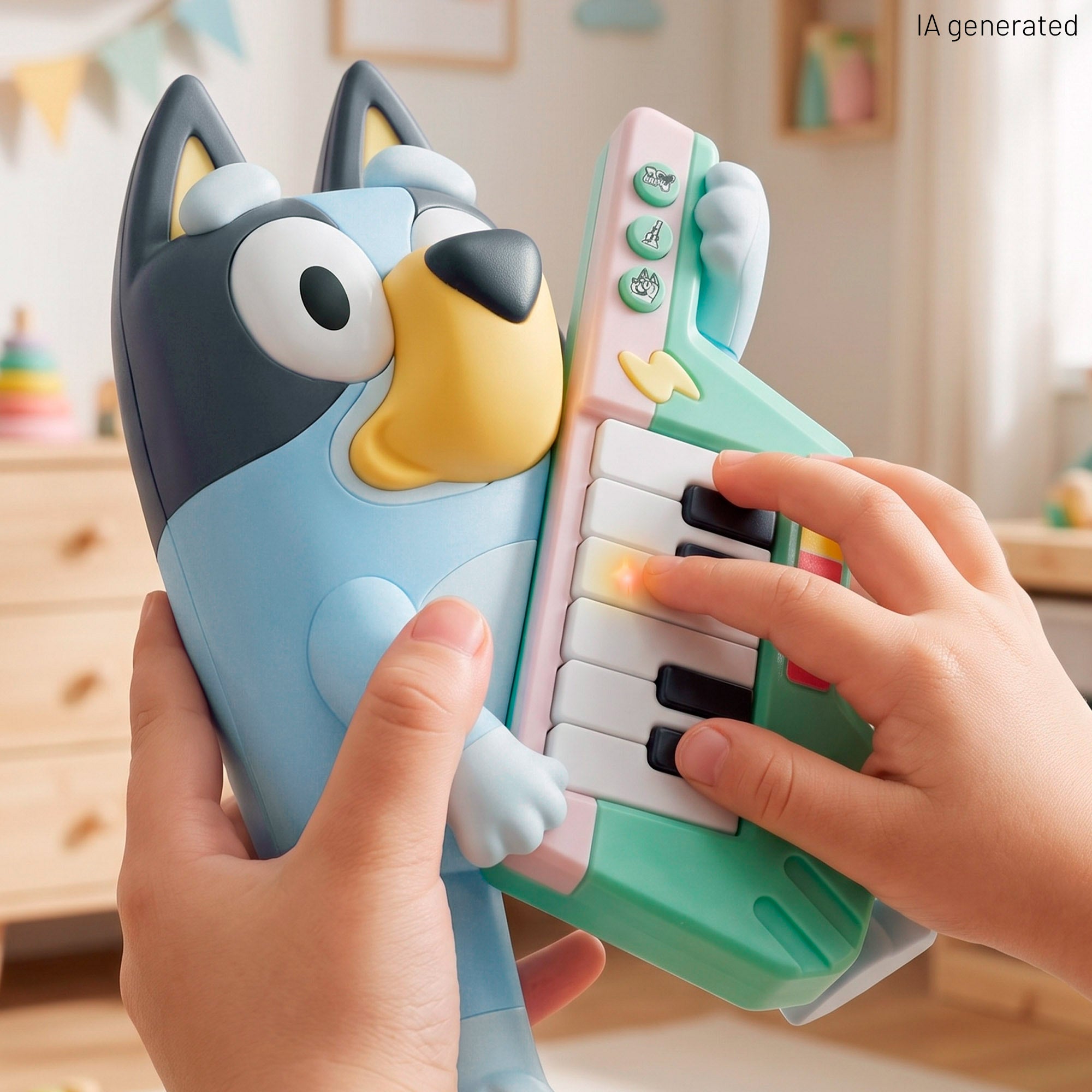 Bluey Mi primer piano guitarra + 18 meses