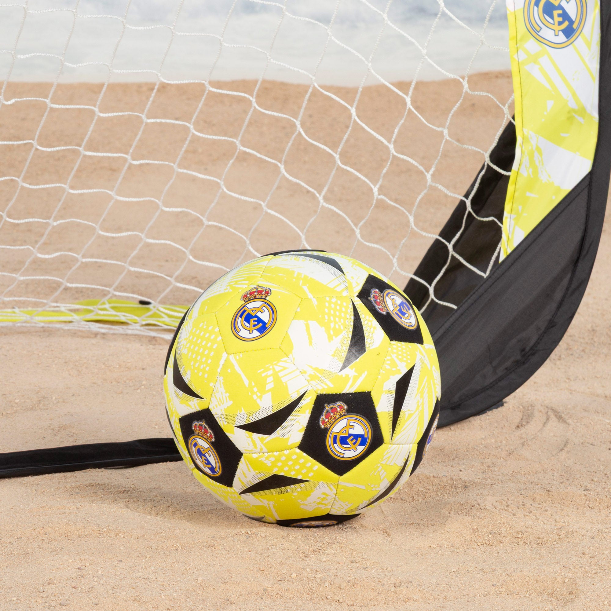 Real Madrid Balón fútbol playa talla 5 (deshinchado)