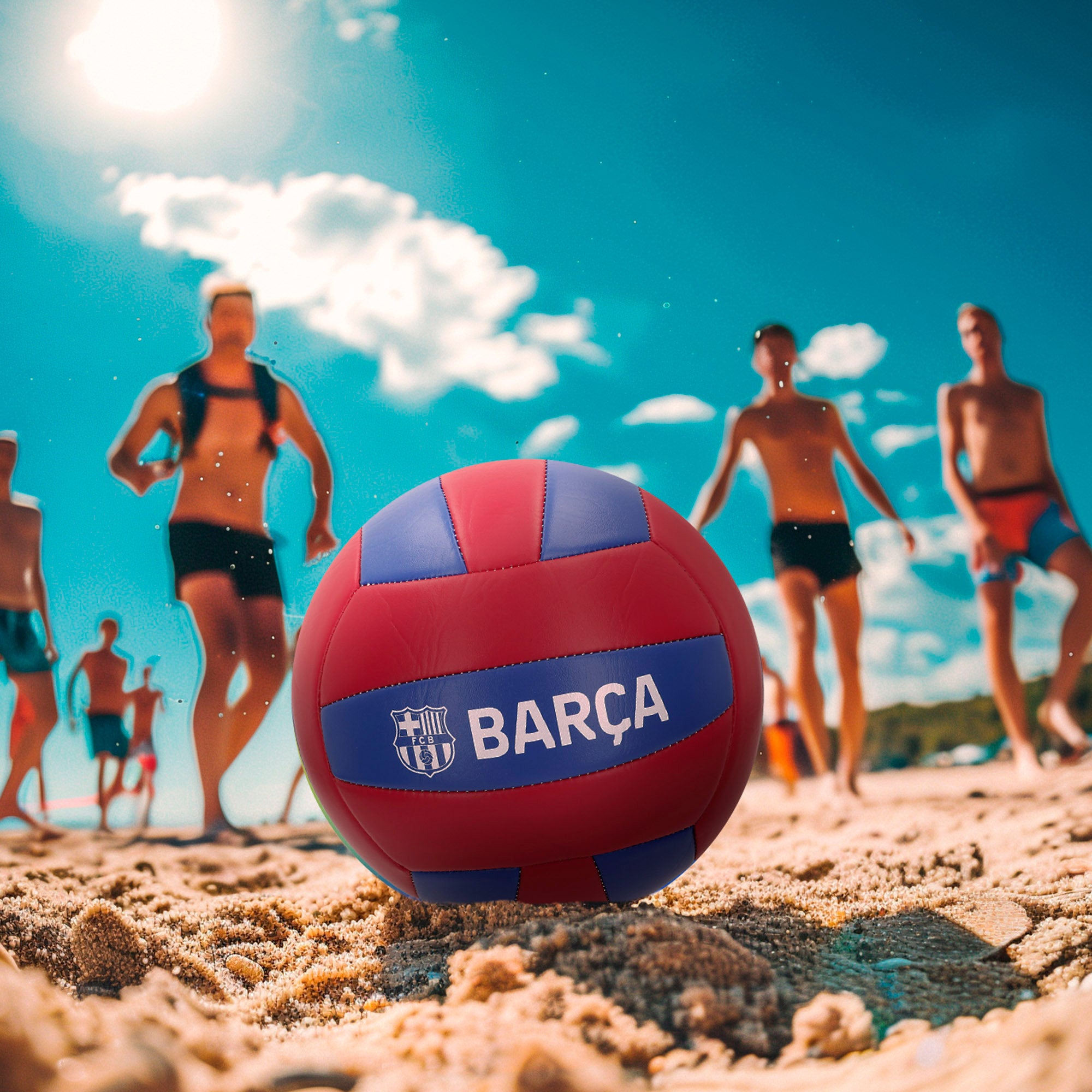 Barça Balón de volleyball talla 5 (deshinchado)