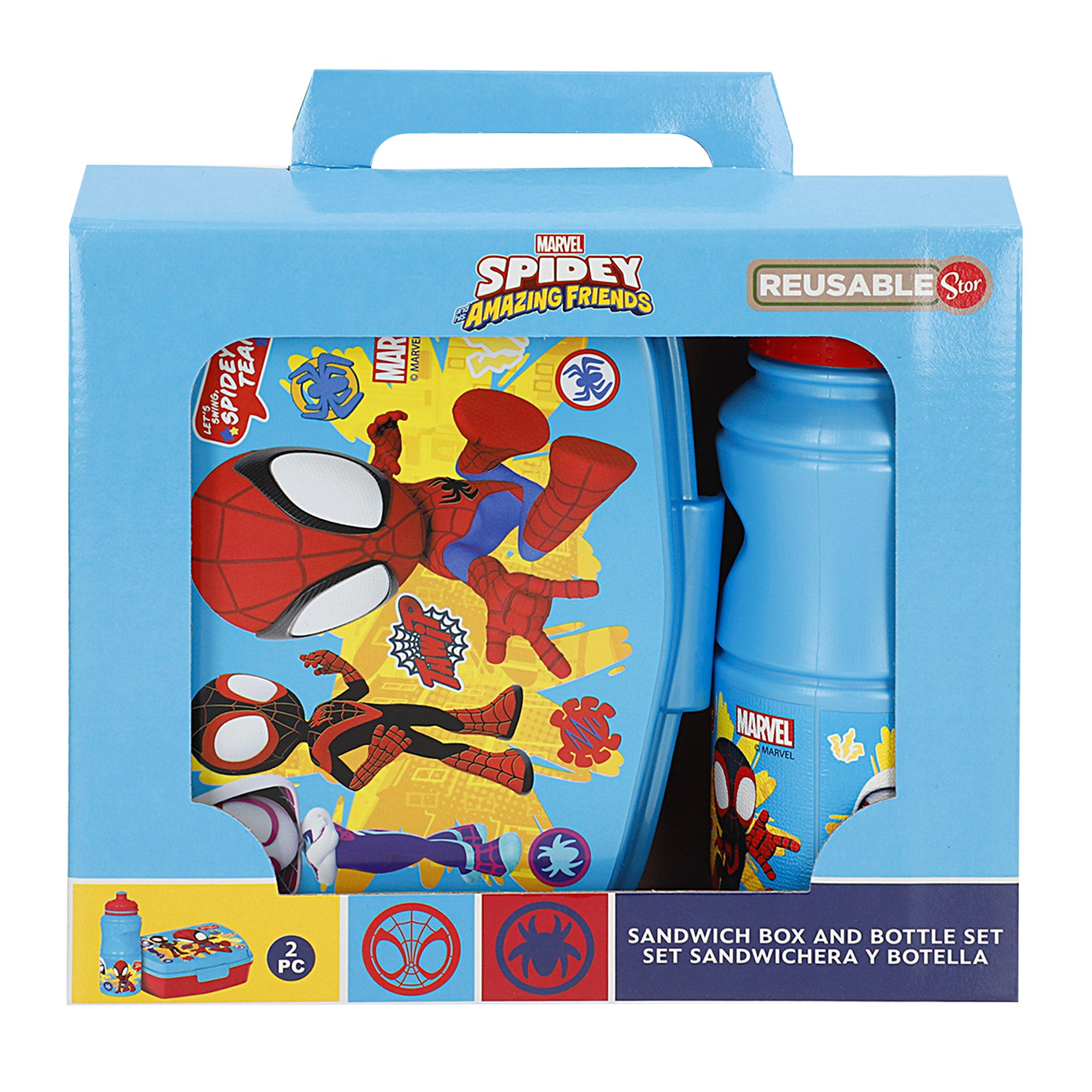 Spidey Pack fiambrera y botella infantil