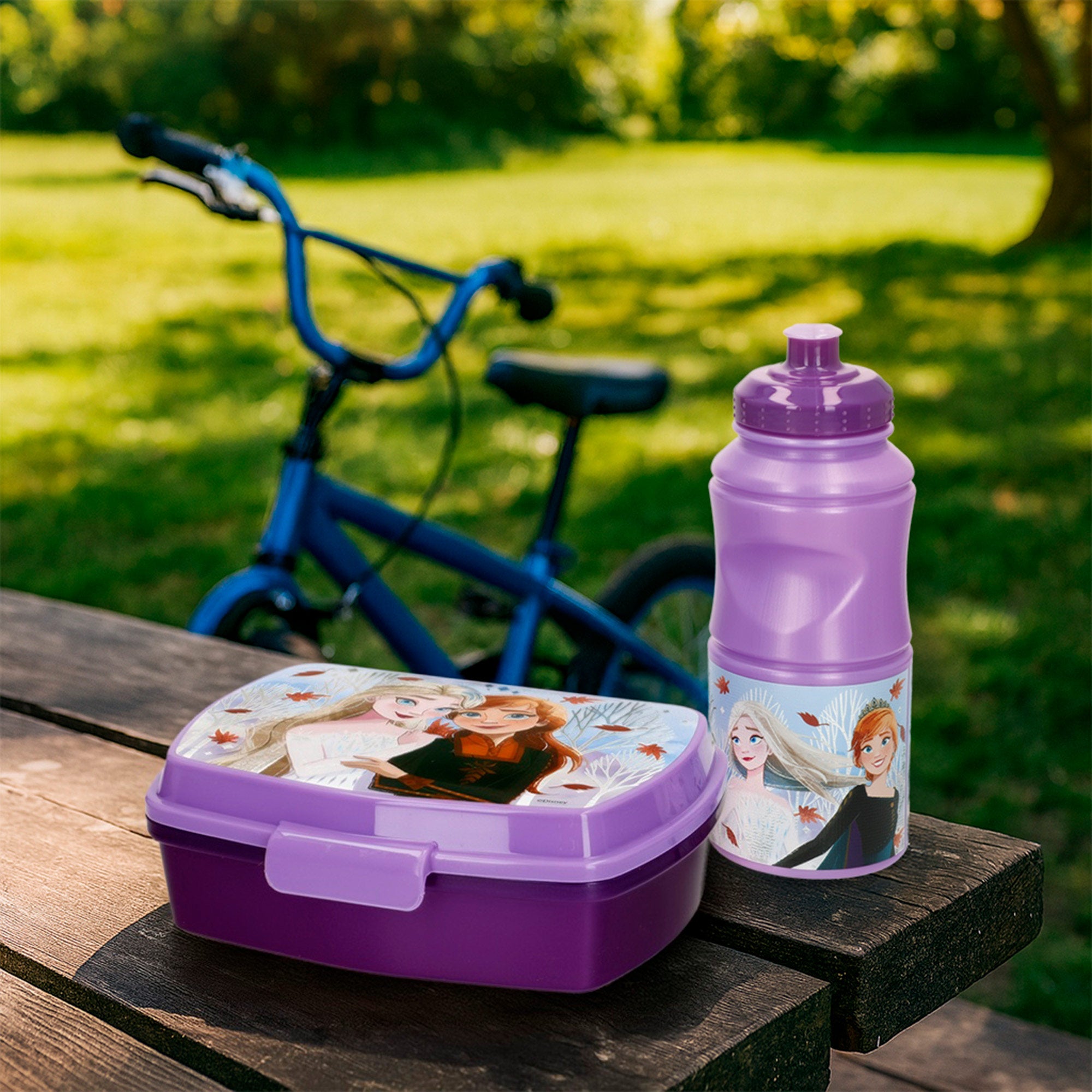 Frozen Set infantil sandwichera y botella 380 ml