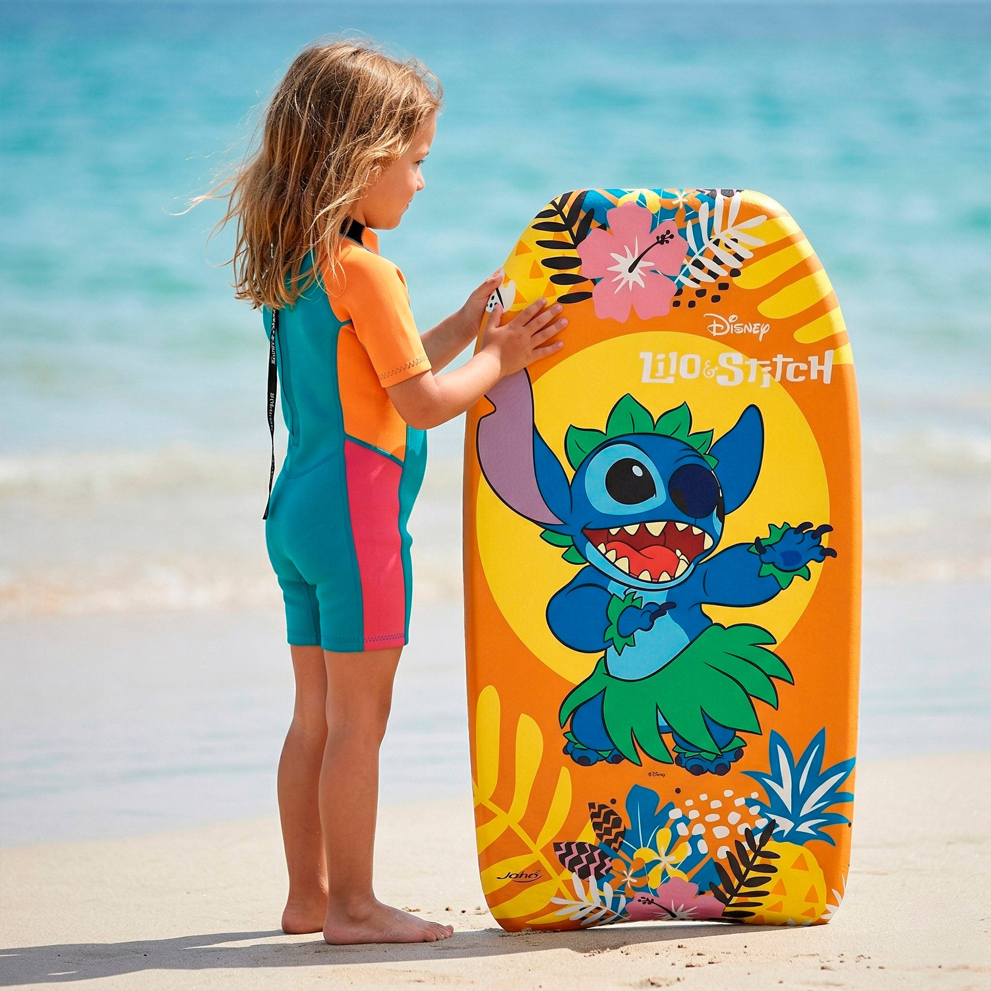 Prancha de bodyboard infantil Stitch de 82 cm