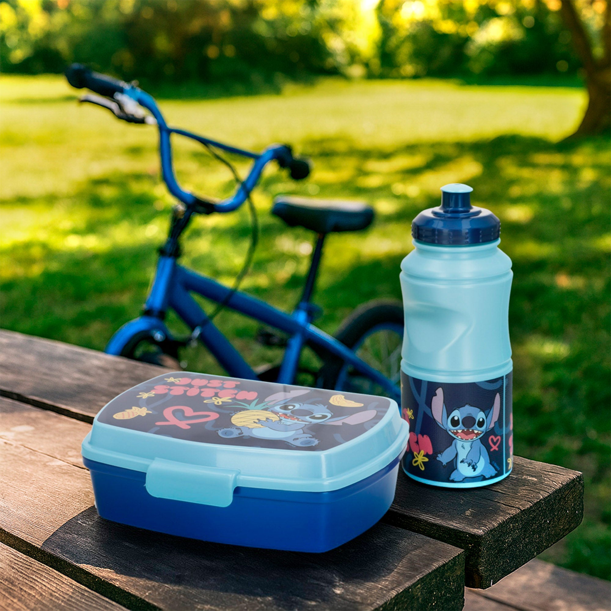 Stitch Pack fiambrera y botella infantil