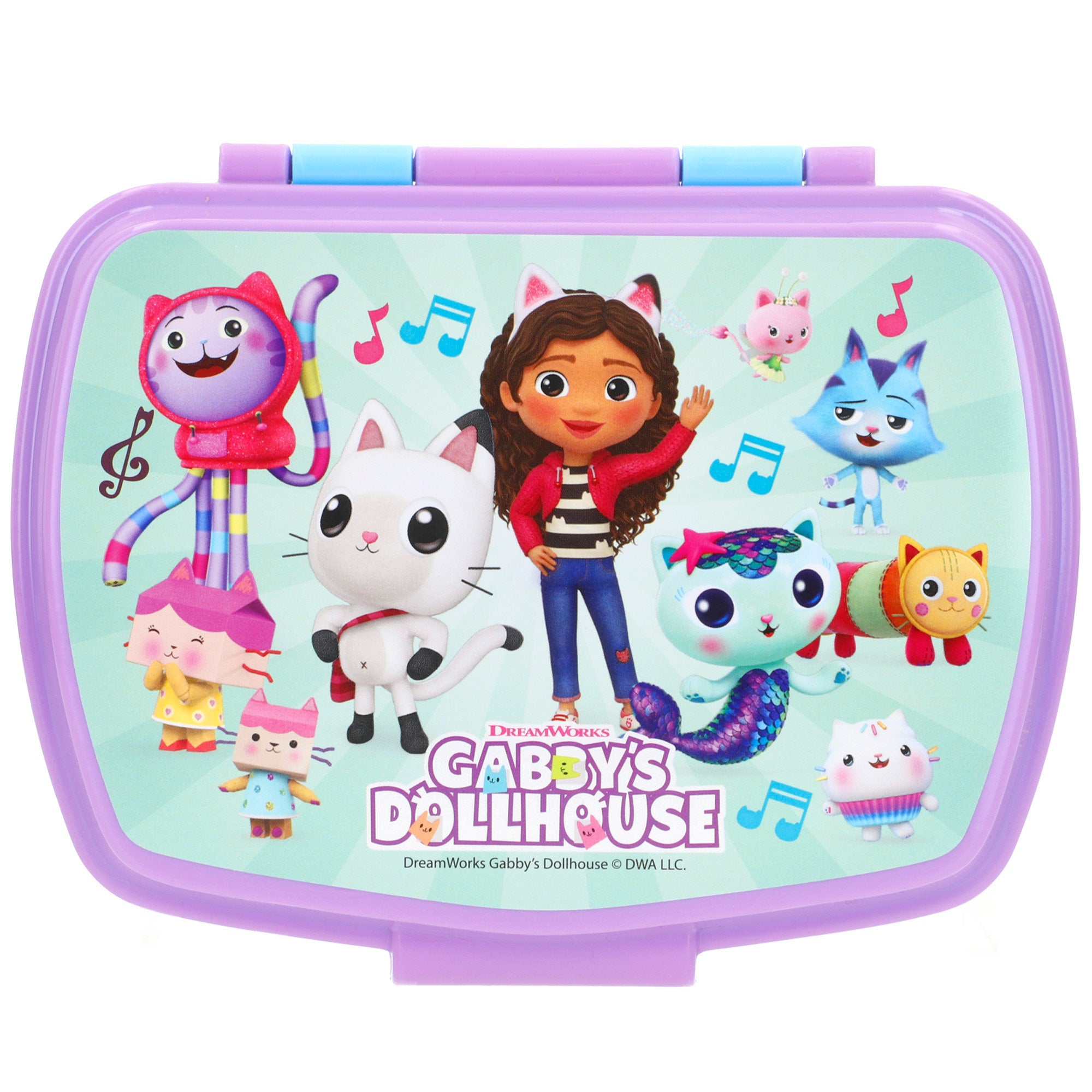Gabby's Dollhouse Set sandwichera y botella 380 ml colegio