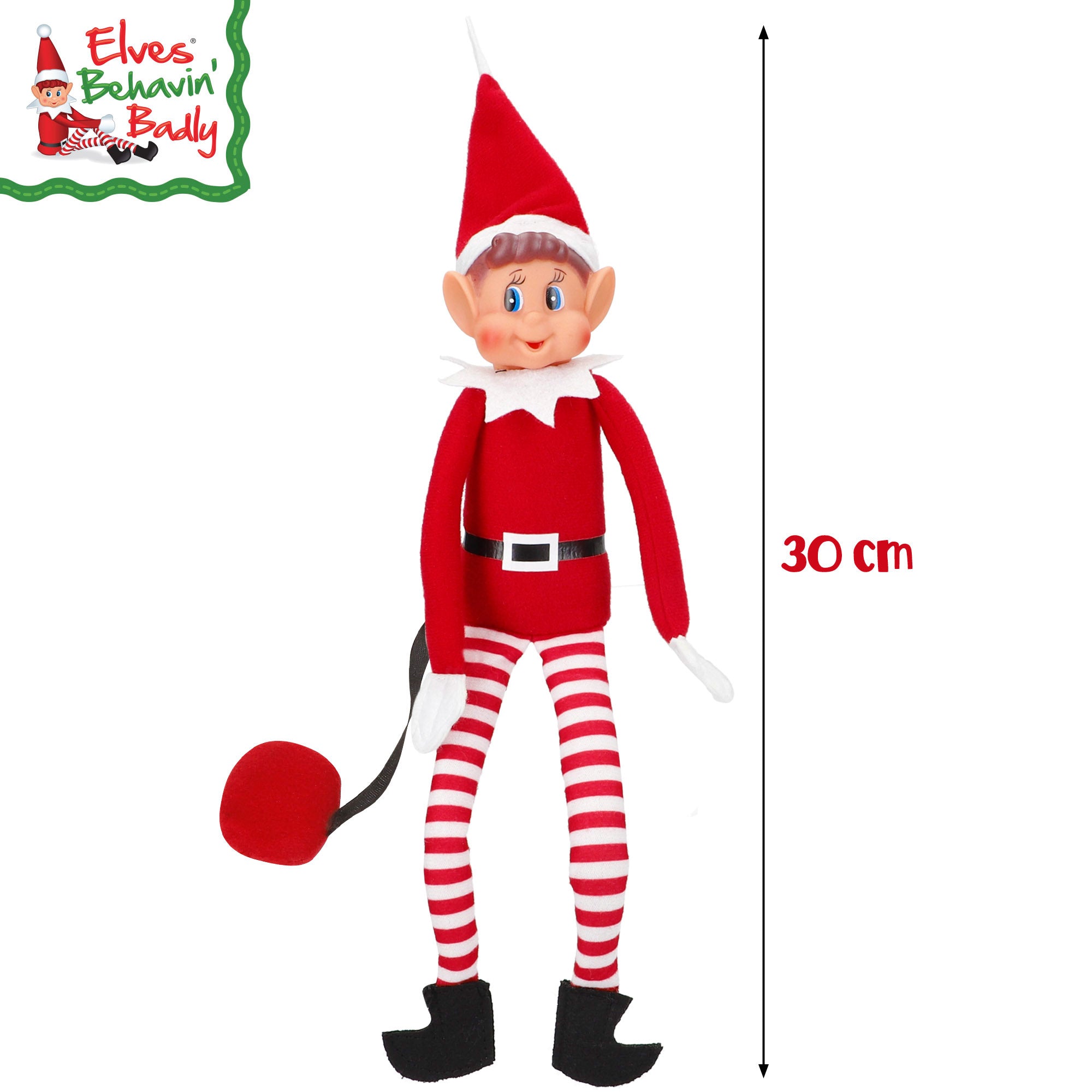 Elves Behavin' Badly Elfo travieso original (chico o chica) con imán magnético 25 cm