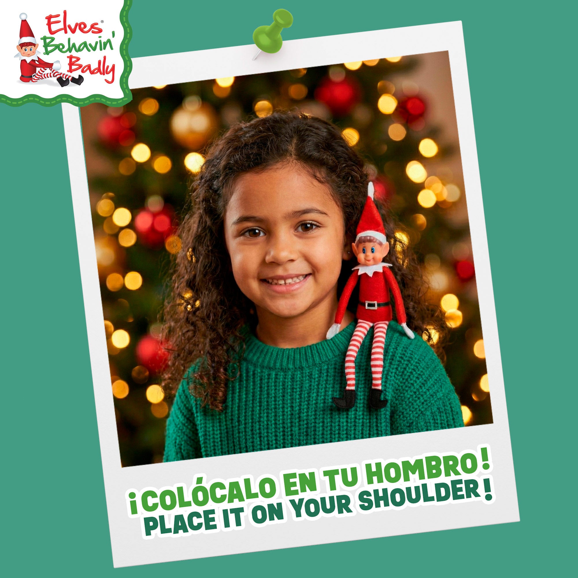 Elves Behavin' Badly Elfo travieso original (chico o chica) con imán magnético 25 cm