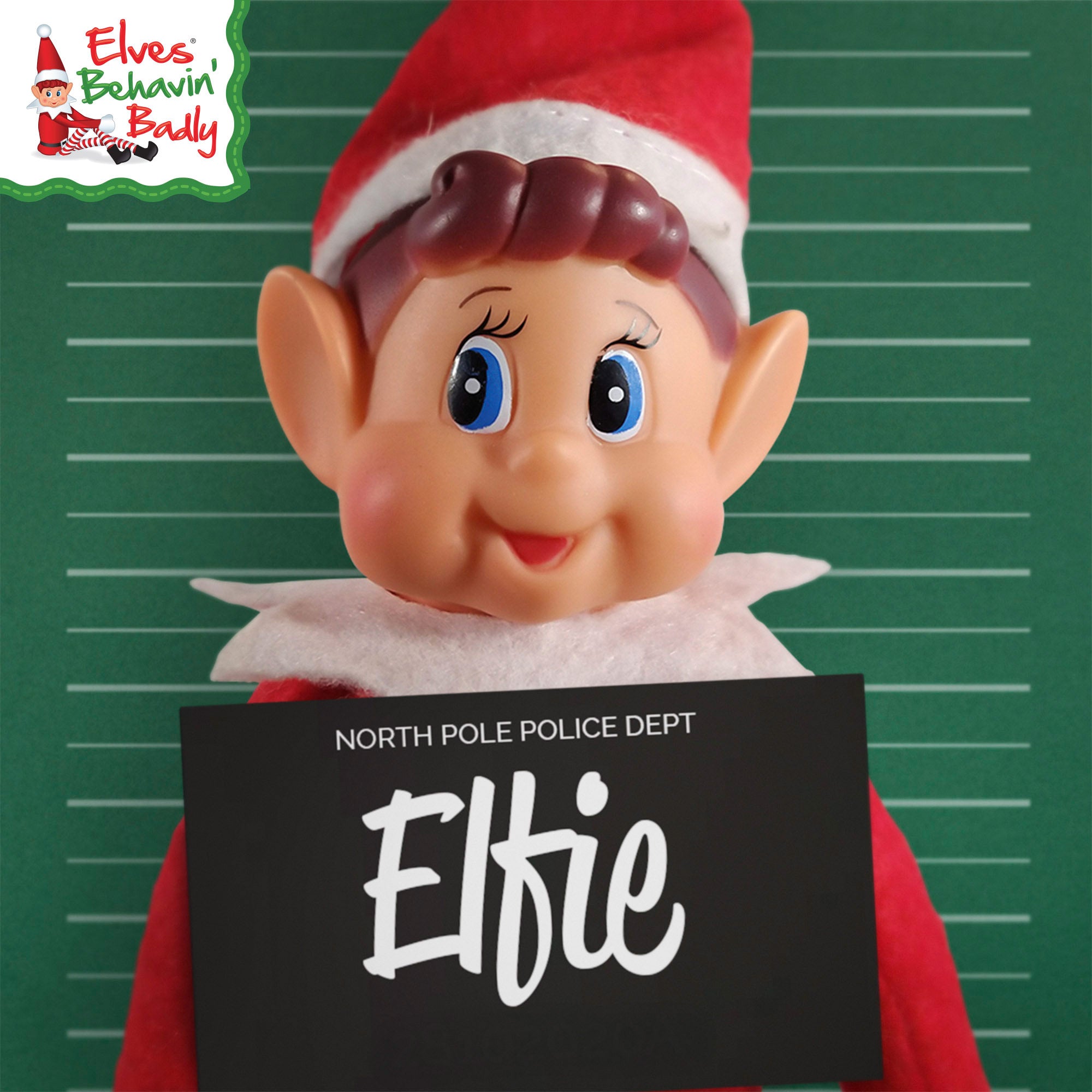 Elves Behavin' Badly Elfo travieso original (chico o chica) con imán magnético 25 cm