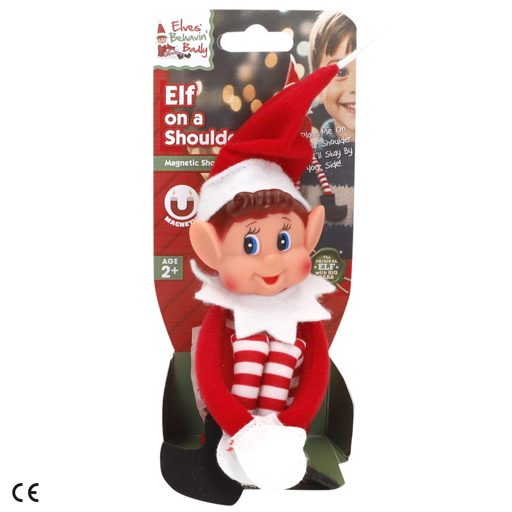 Elves Behavin' Badly Elfo travieso original (chico o chica) con imán magnético 25 cm