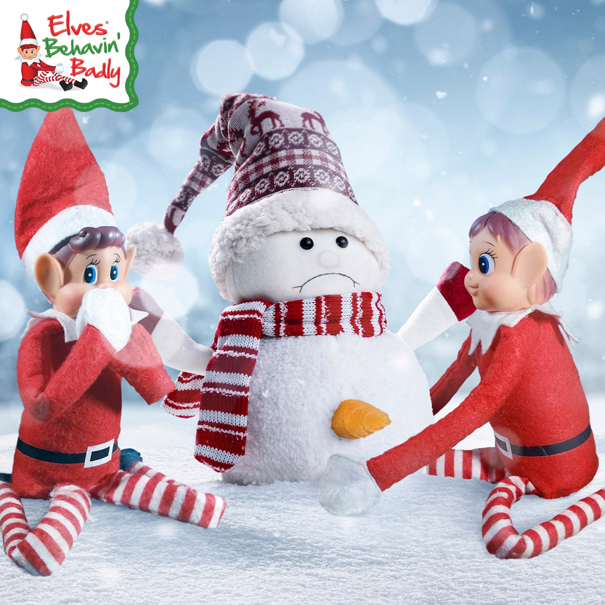 Elves Behavin' Badly Elfo travieso jumbo Elfie o Elvie