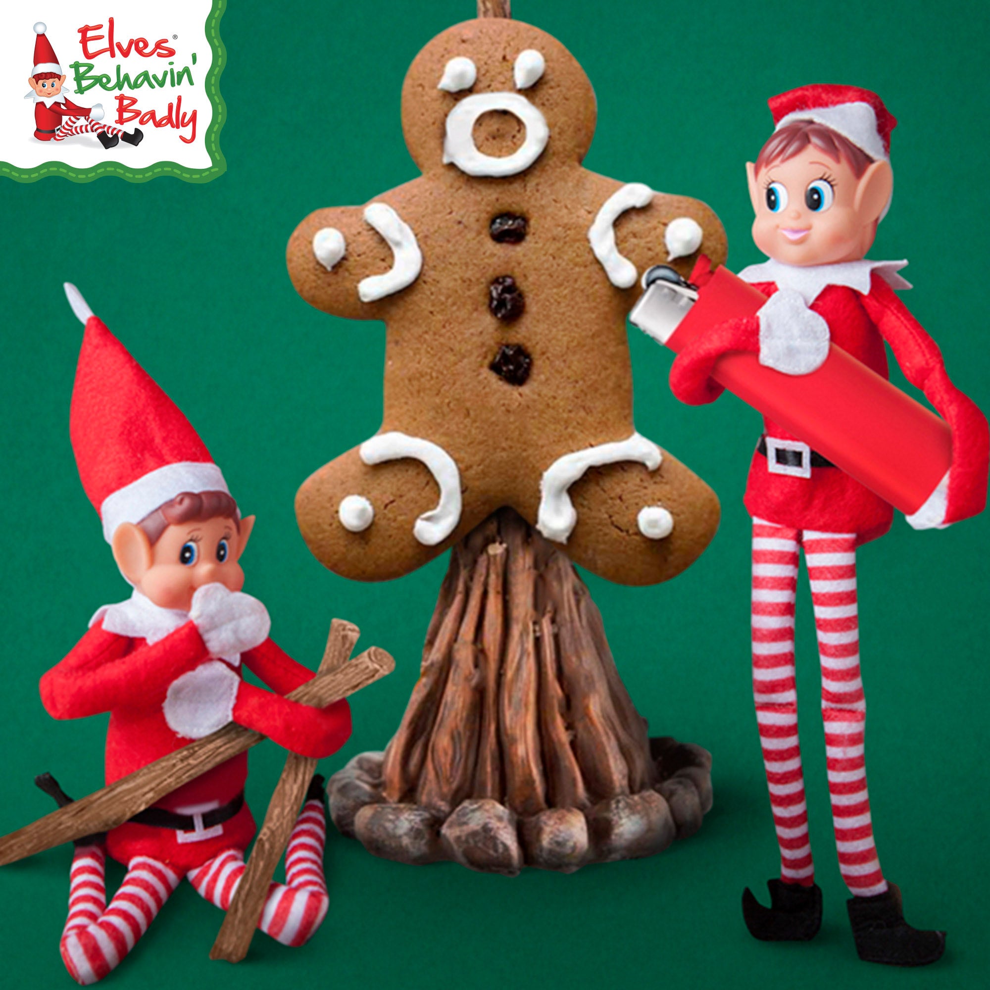 Elves Behavin' Badly Elfo travieso jumbo Elfie o Elvie