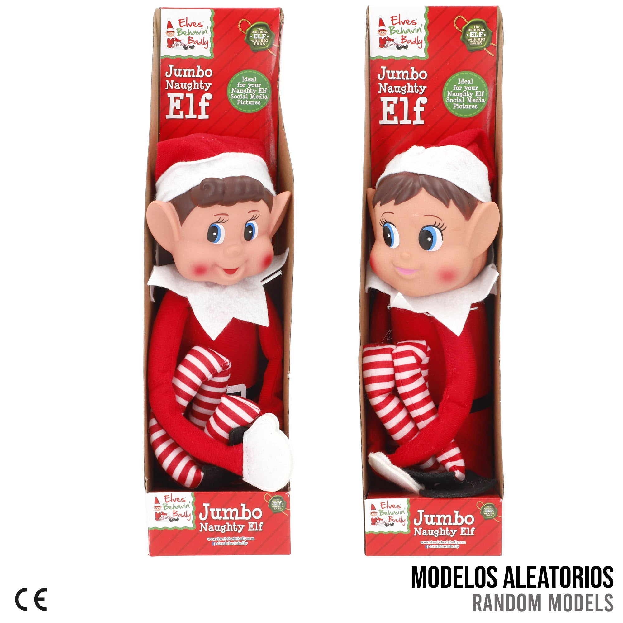 Elves Behavin' Badly Elfo travieso jumbo Elfie o Elvie