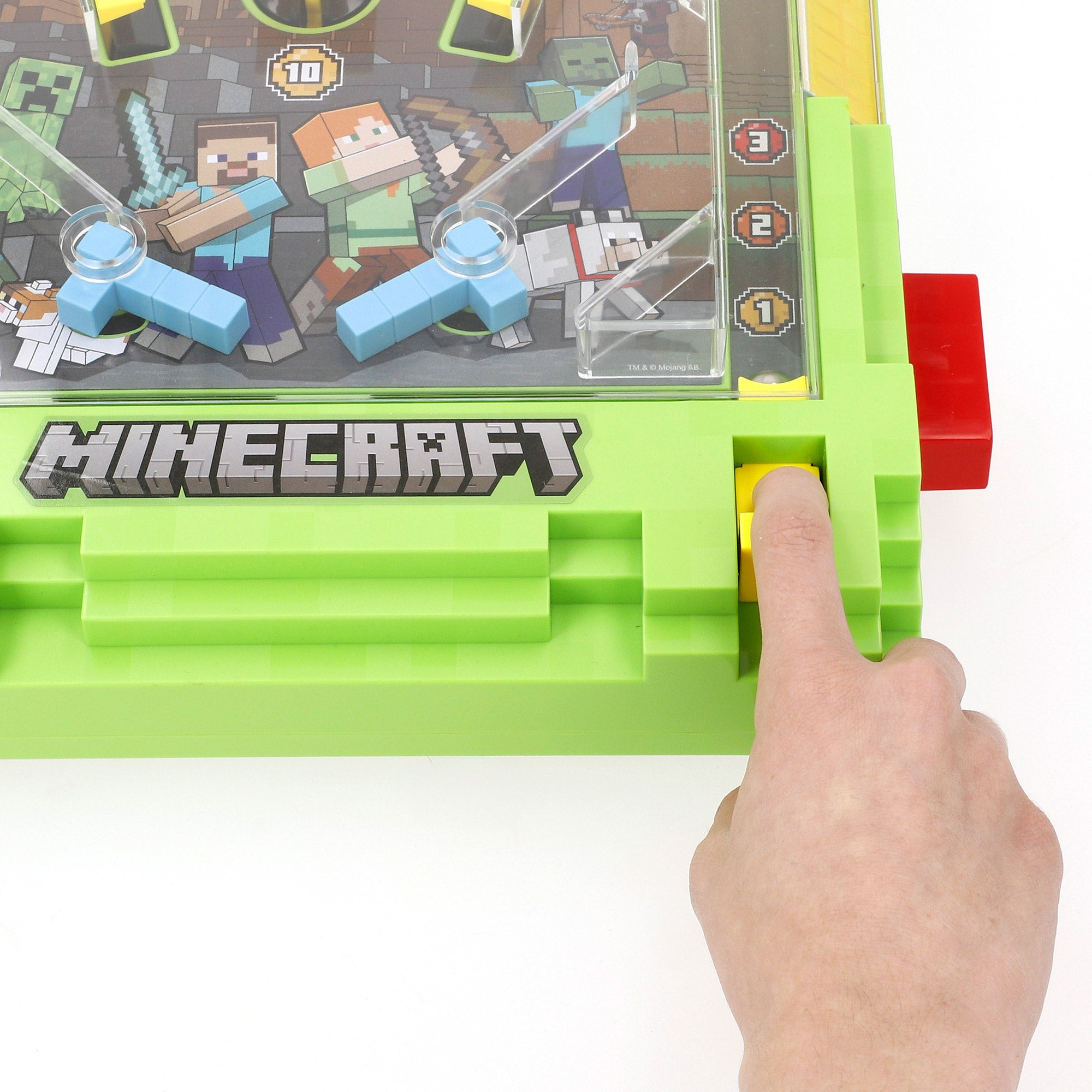 Minecraft Pinball arcade de mesa con luz y sonido