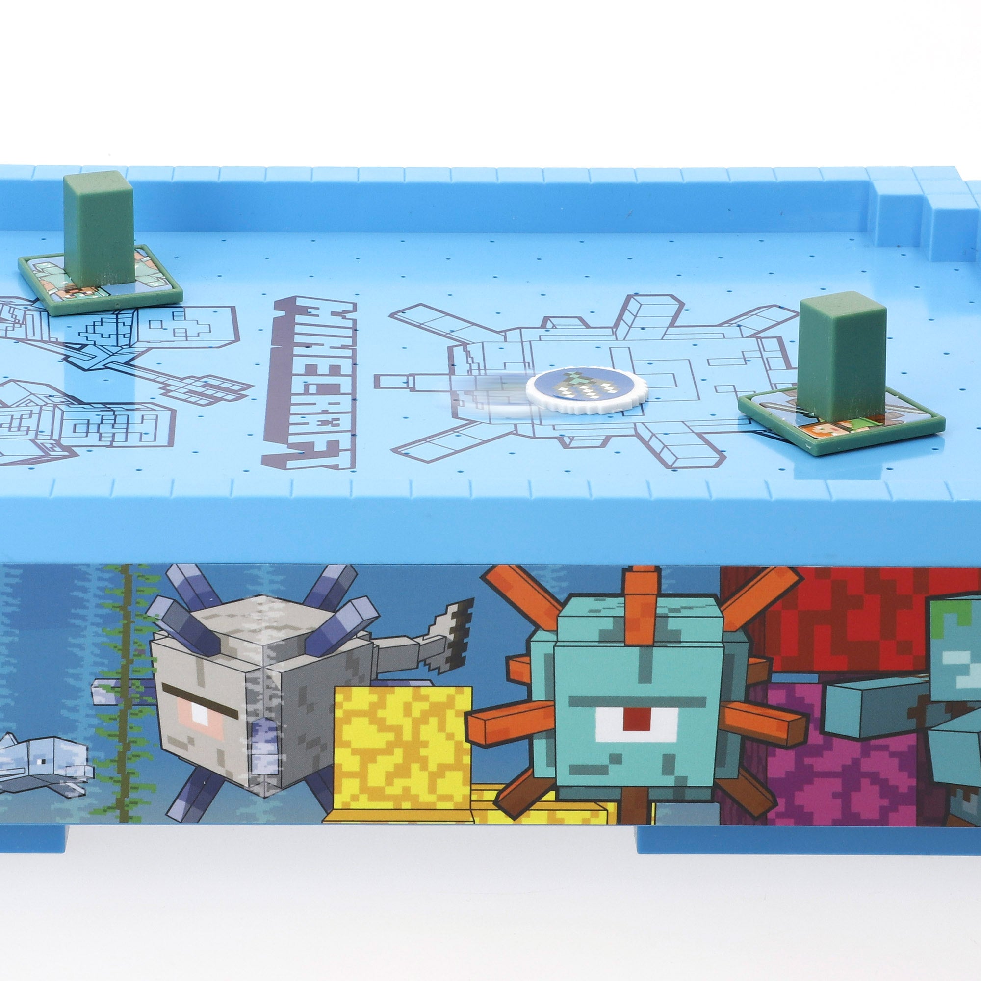 Minecraft Mini air hockey de mesa Underwater