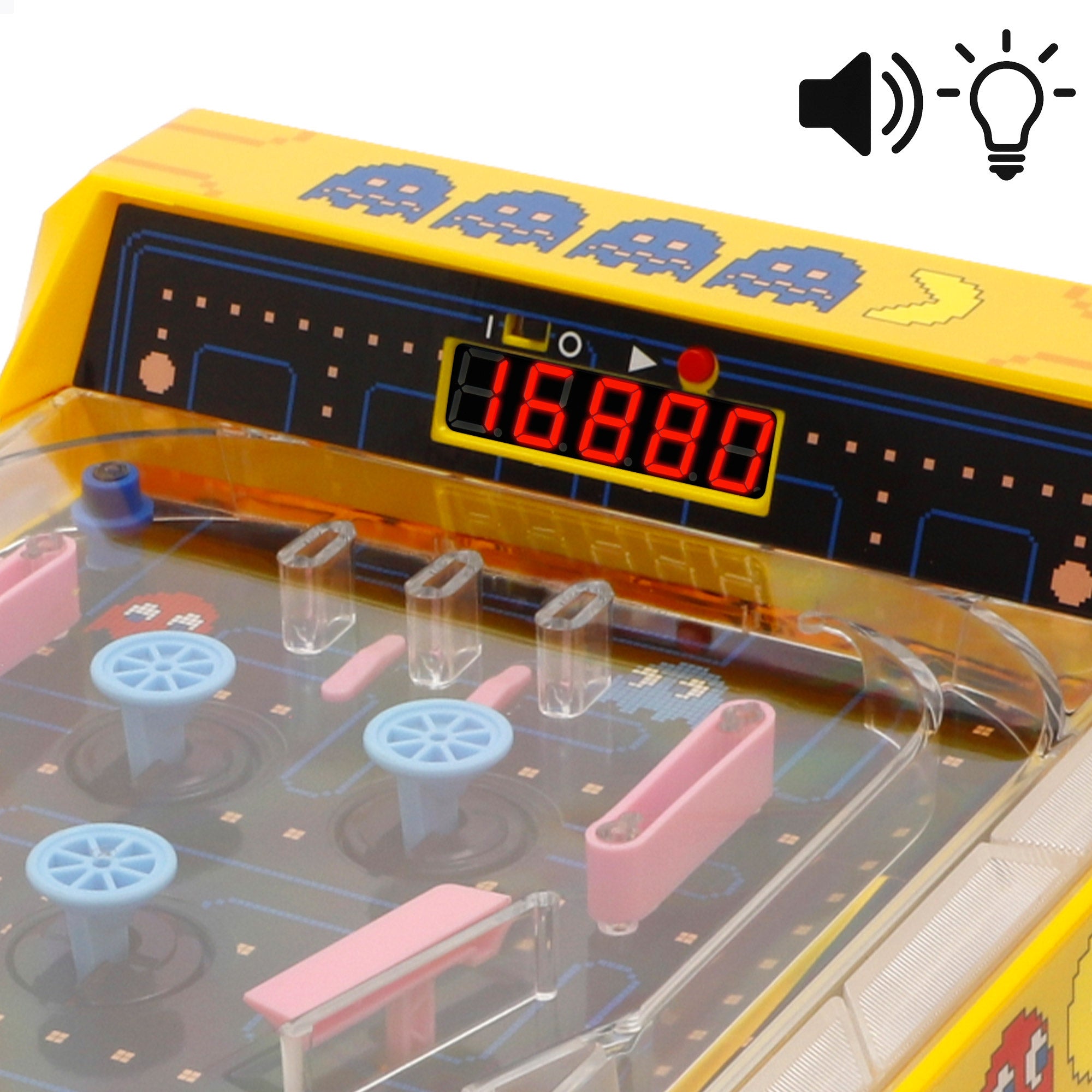 Pac-Man Pinball arcade de mesa con luz y sonido