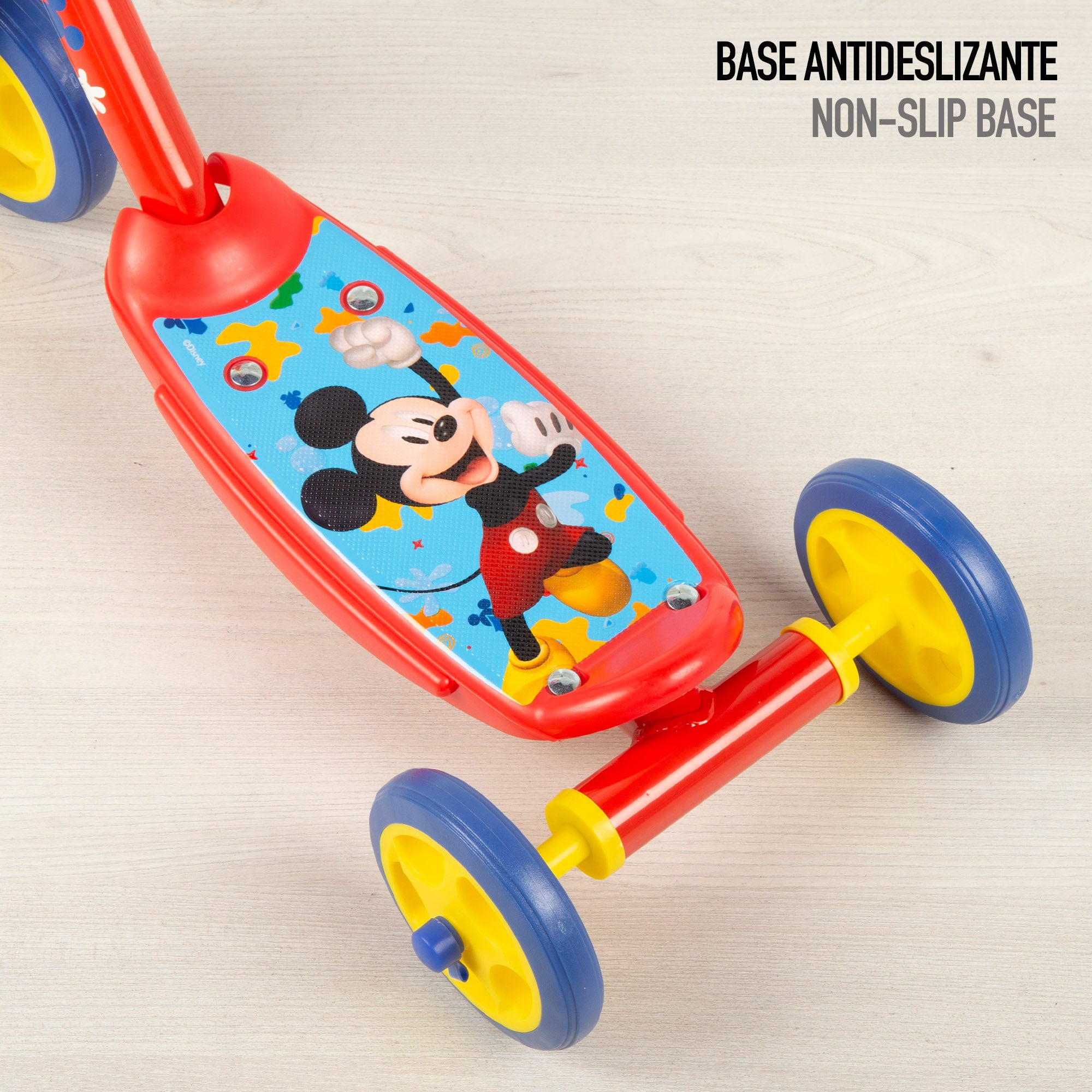 Mickey Patinete 3 ruedas 57x30x60-66 cm máx. 20 kg + 2 años
