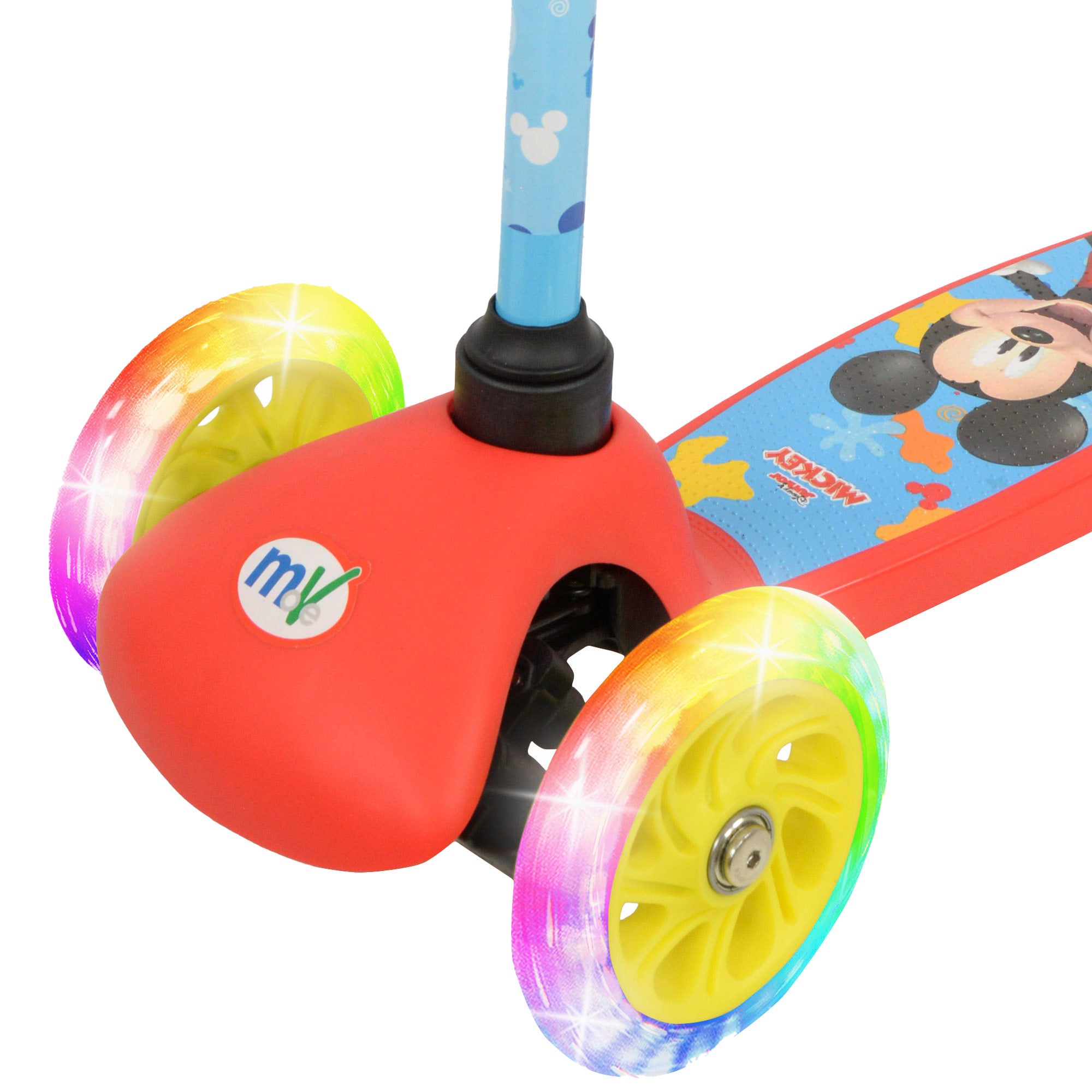 Mickey Patinete 3 ruedas máx. 20 kg con luces y freno