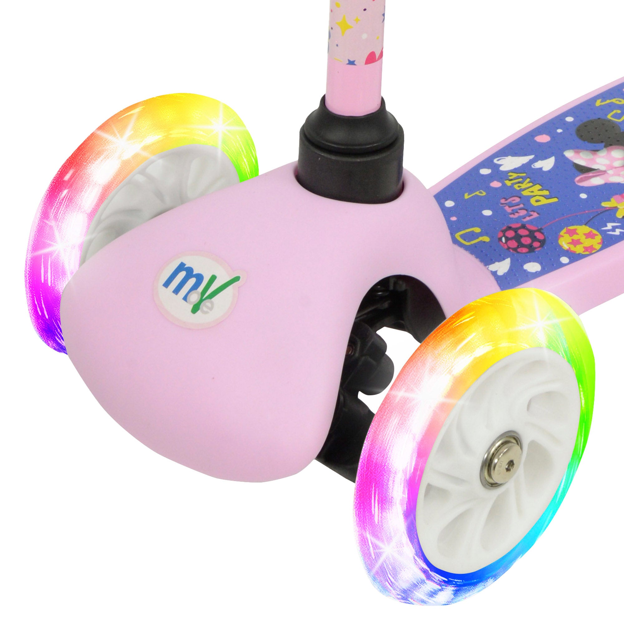 Minnie Patinete 3 ruedas máx. 20 kg con luces y freno