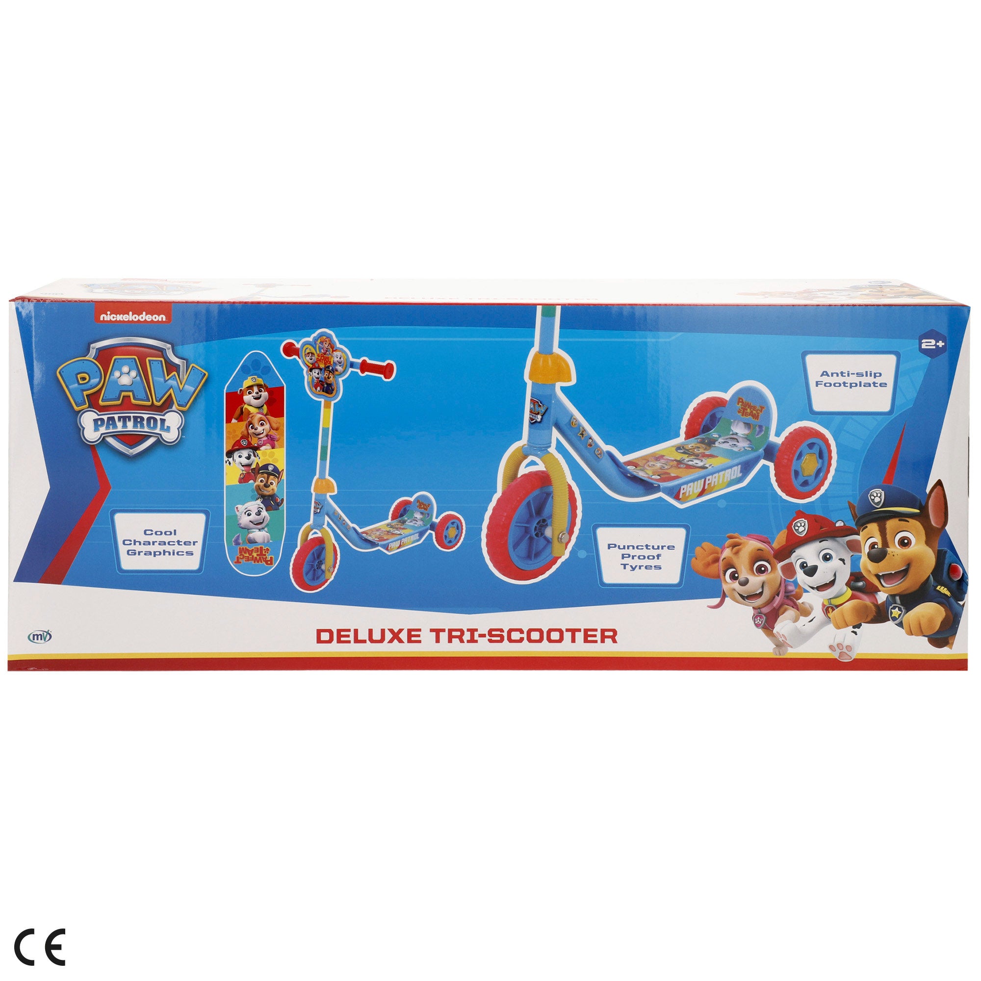 La Patrulla Canina Patinete 3 ruedas 58x36x65-70 cm máx. 20 kg