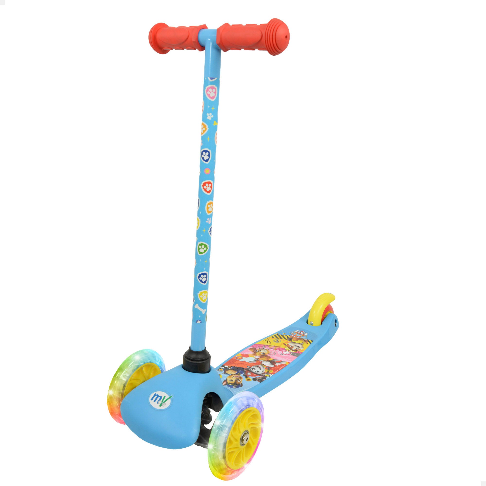 La Patrulla Canina Patinete 3 ruedas máx. 20 kg con luces y freno