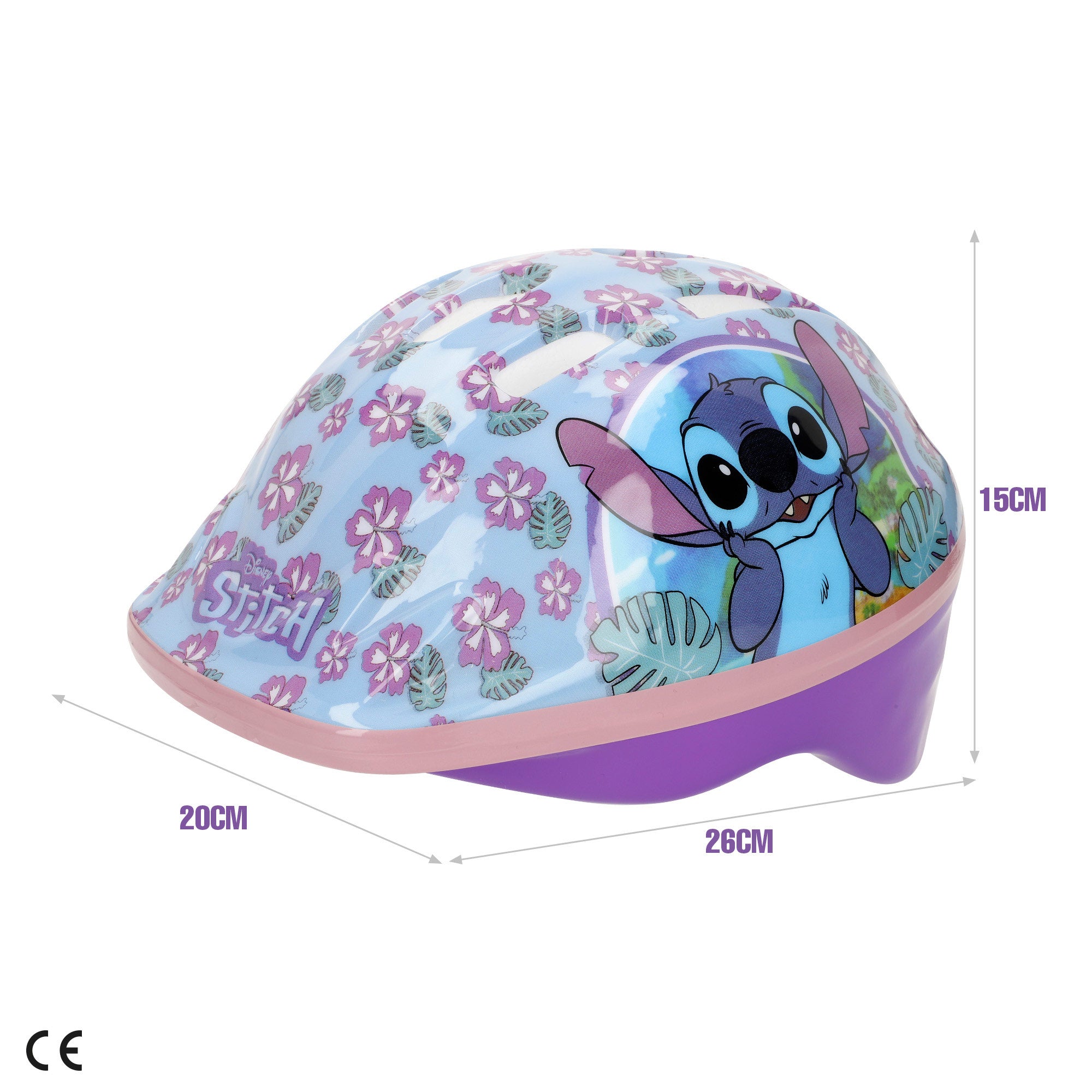 Capacete infantil Stitch 48-52 cm