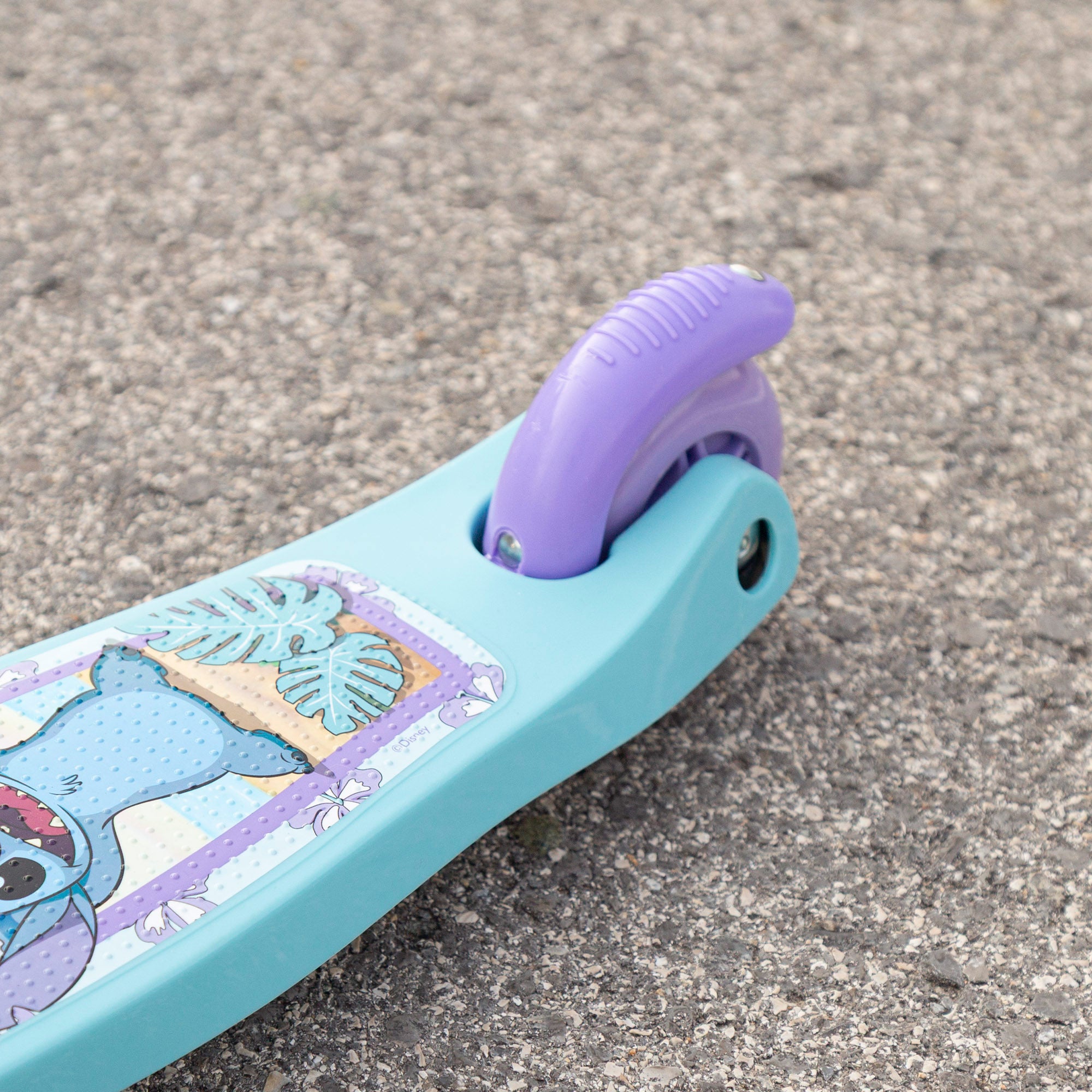 Stitch Patinete infantil 3 ruedas con bolsillo delantero