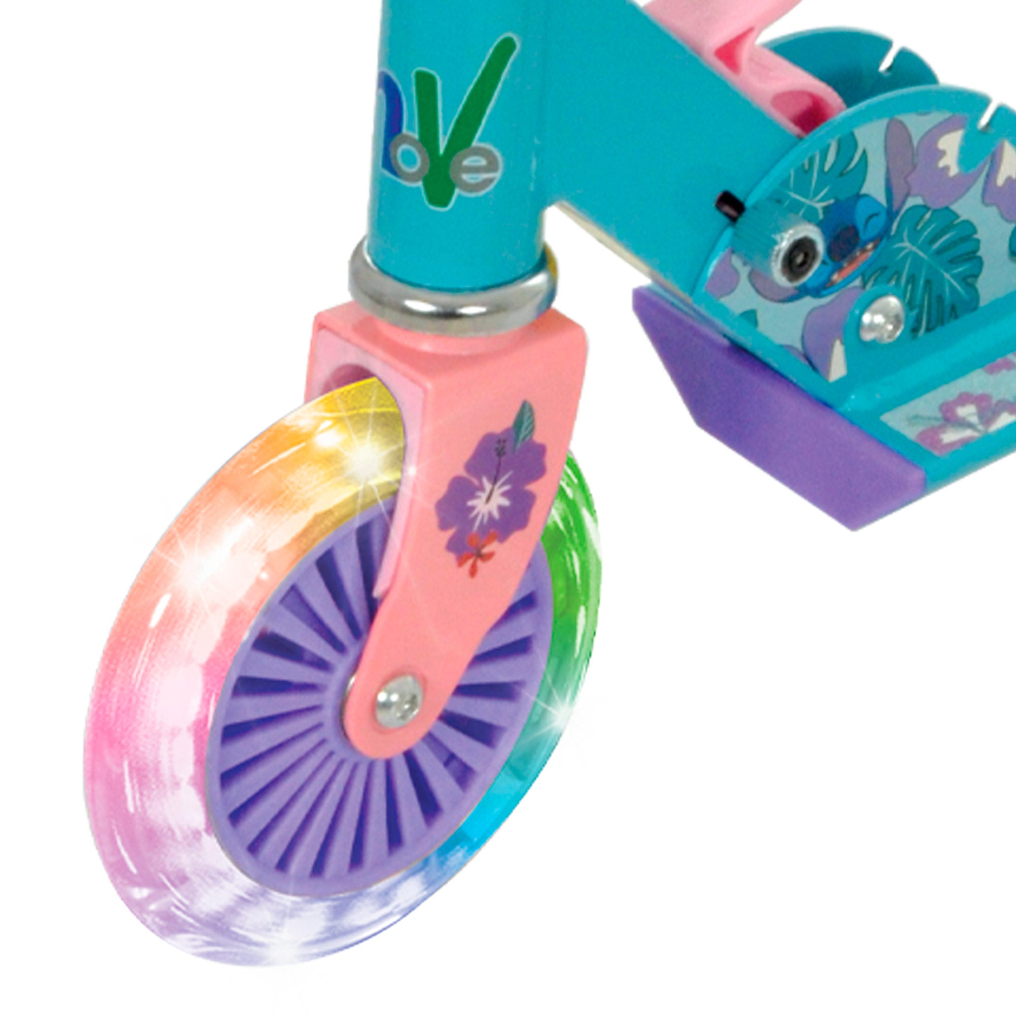 Stitch Patinete plegable 2 ruedas máx. 50 kg con luces y freno