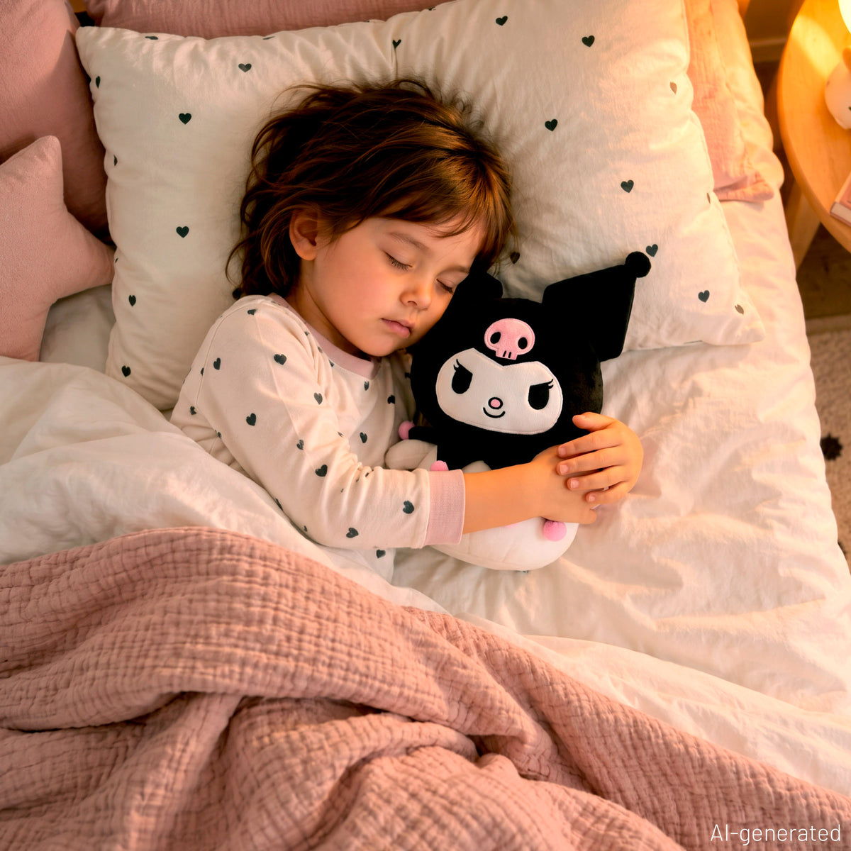 Kuromi Almohada peluche 22 cm + 3 años