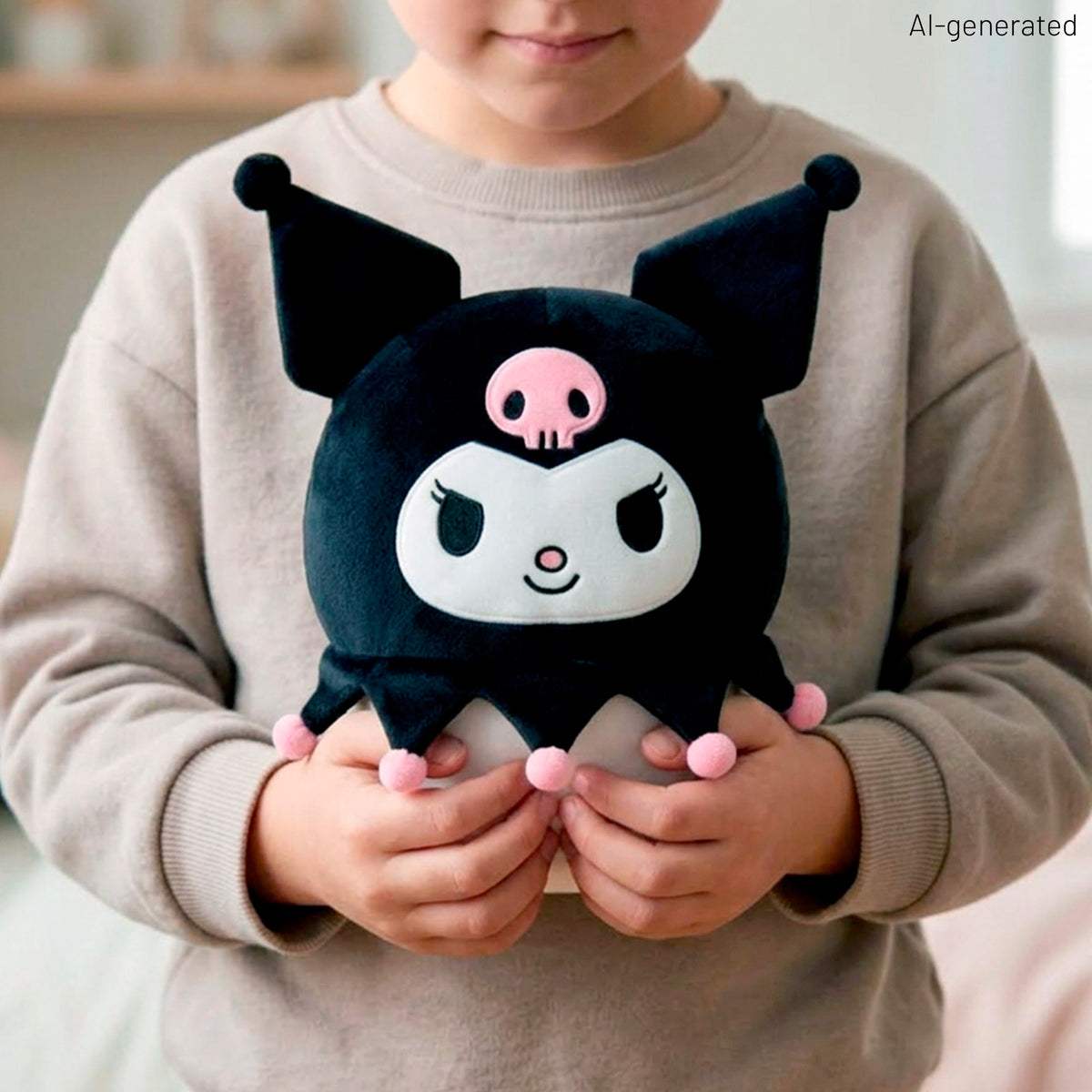 Kuromi Almohada peluche 22 cm + 3 años