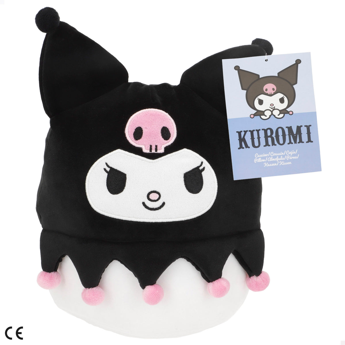 Kuromi Almohada peluche 22 cm + 3 años